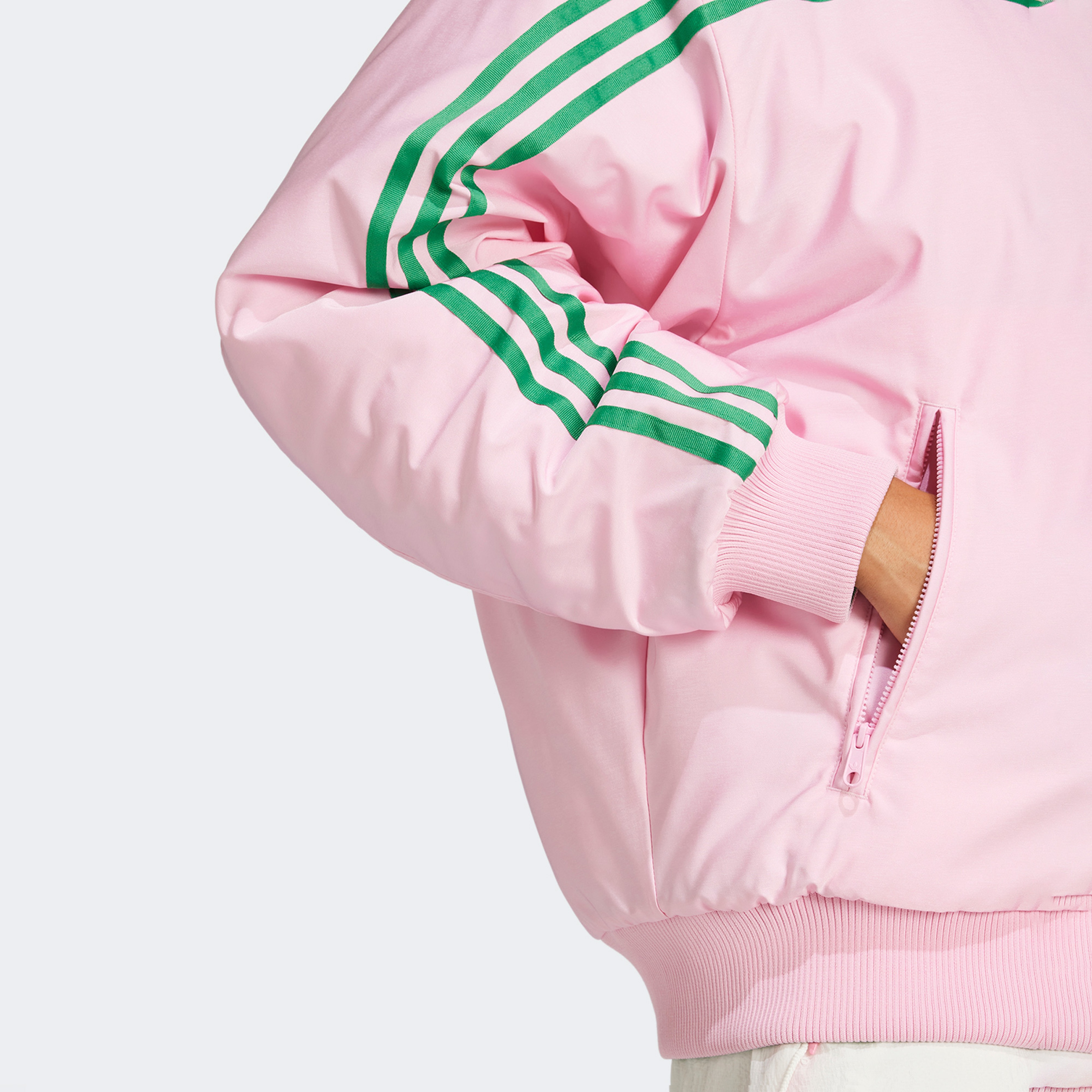 adidas 70s Reversible Oversized Bomber Yeşil Ceket