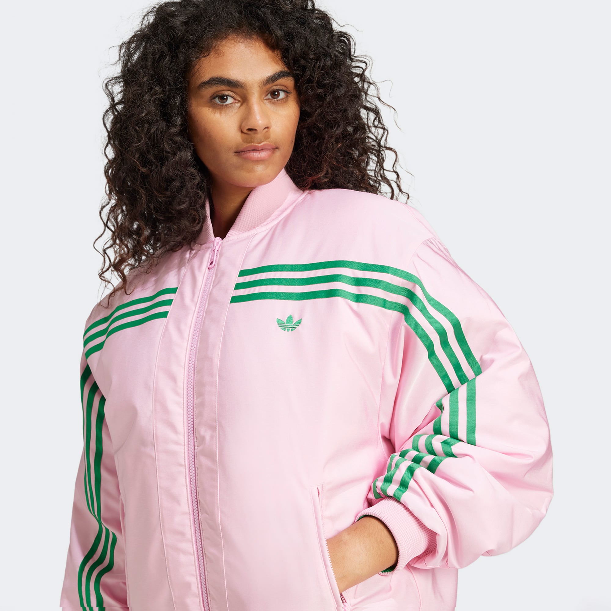 adidas 70s Reversible Oversized Bomber Yeşil Ceket