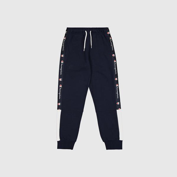 Champion Rib Cuff Çocuk Siyah Eşofman Altı