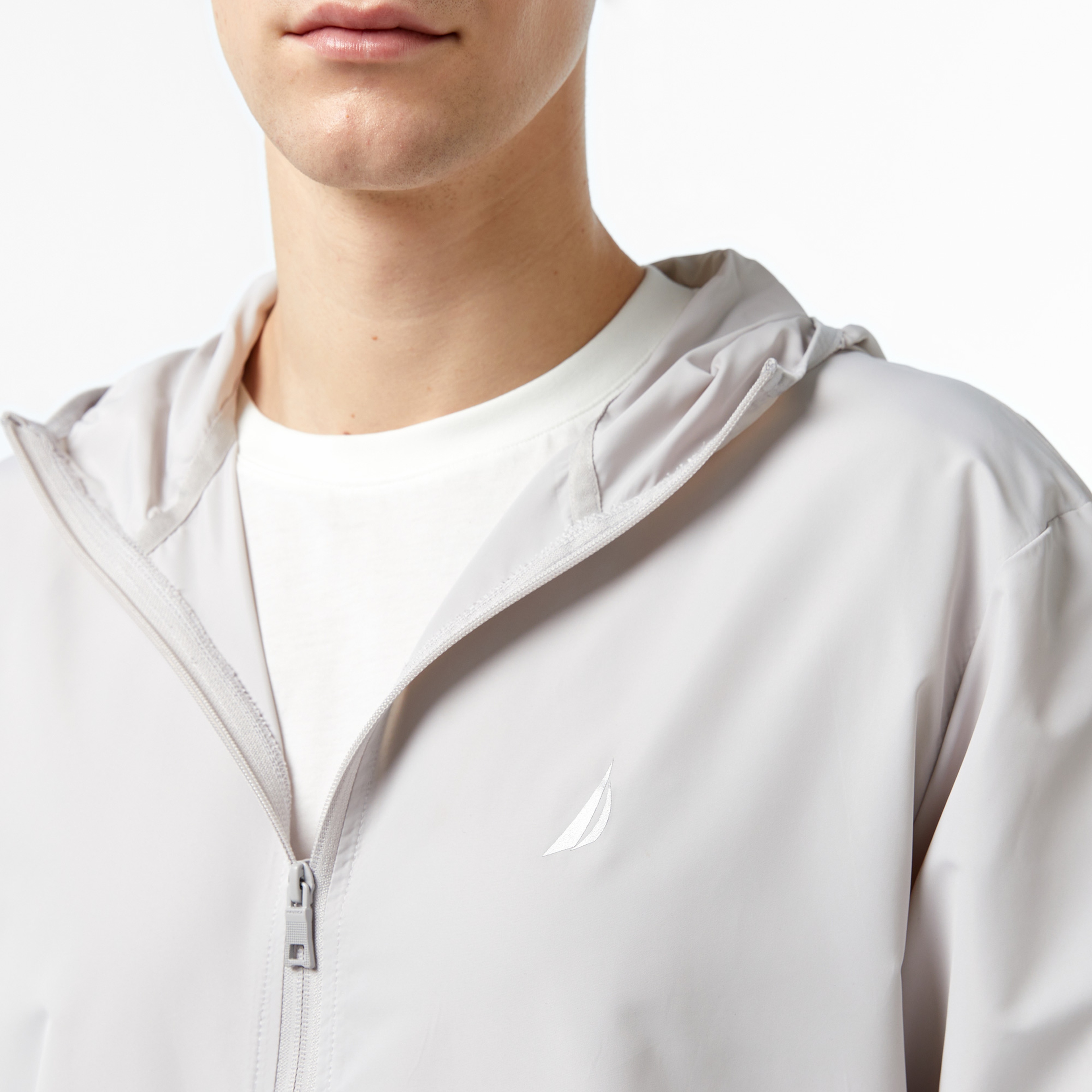 Nautica Erkek Gri Yağmurluk