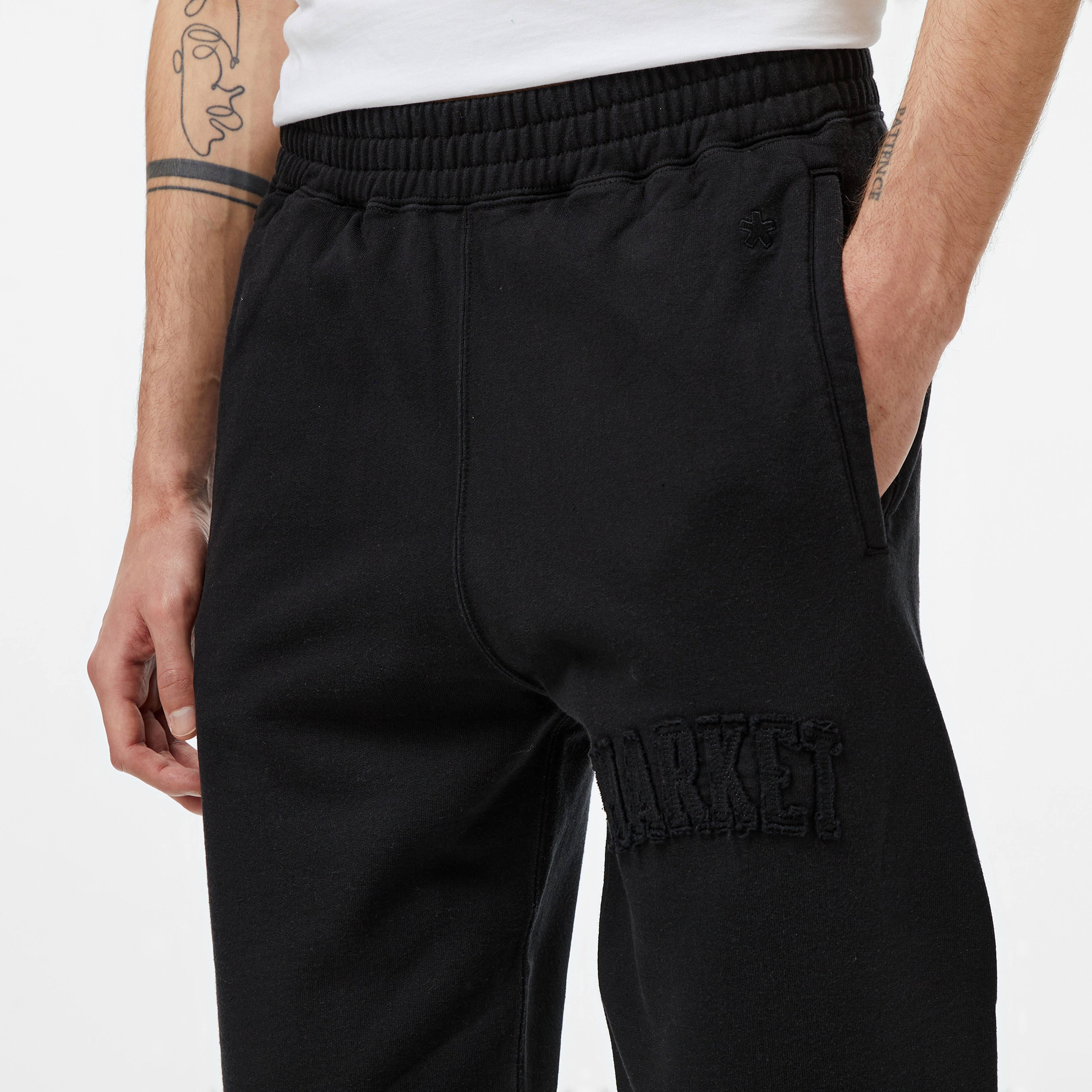 Market Washed Arc Erkek Siyah Pantolon