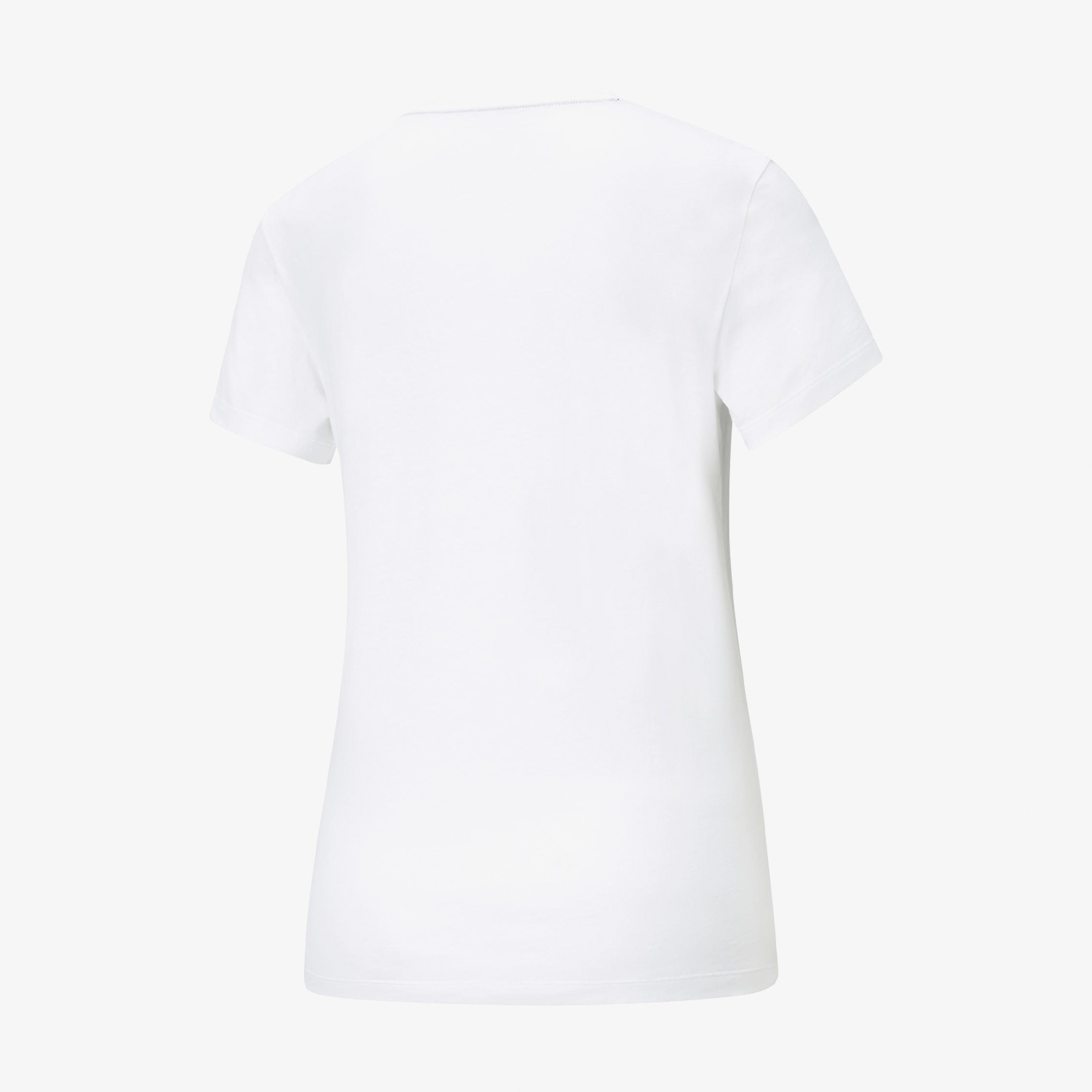 Puma Ess Logo Kadın Beyaz T-Shirt