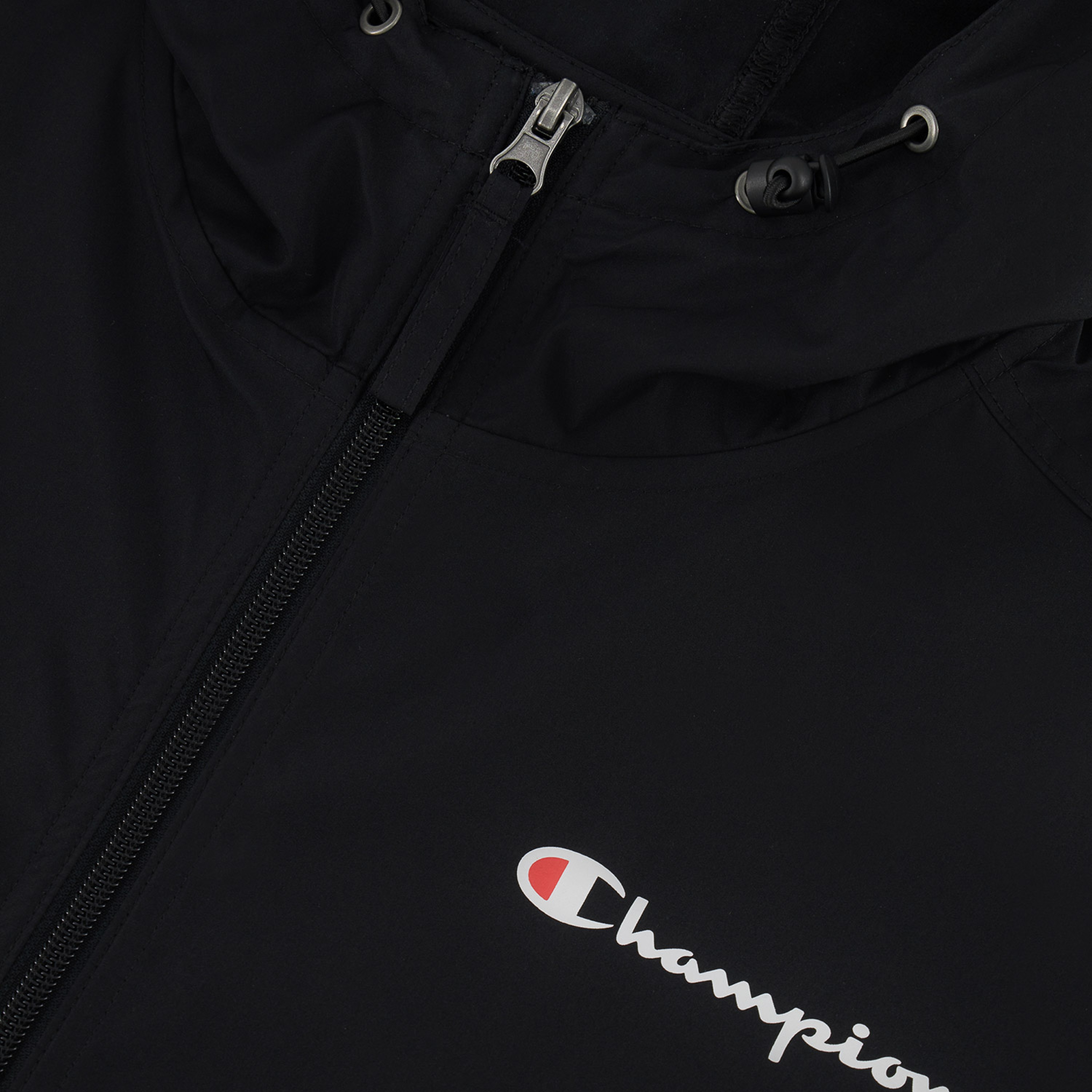 Champion Windbreaker Erkek Siyah Ceket