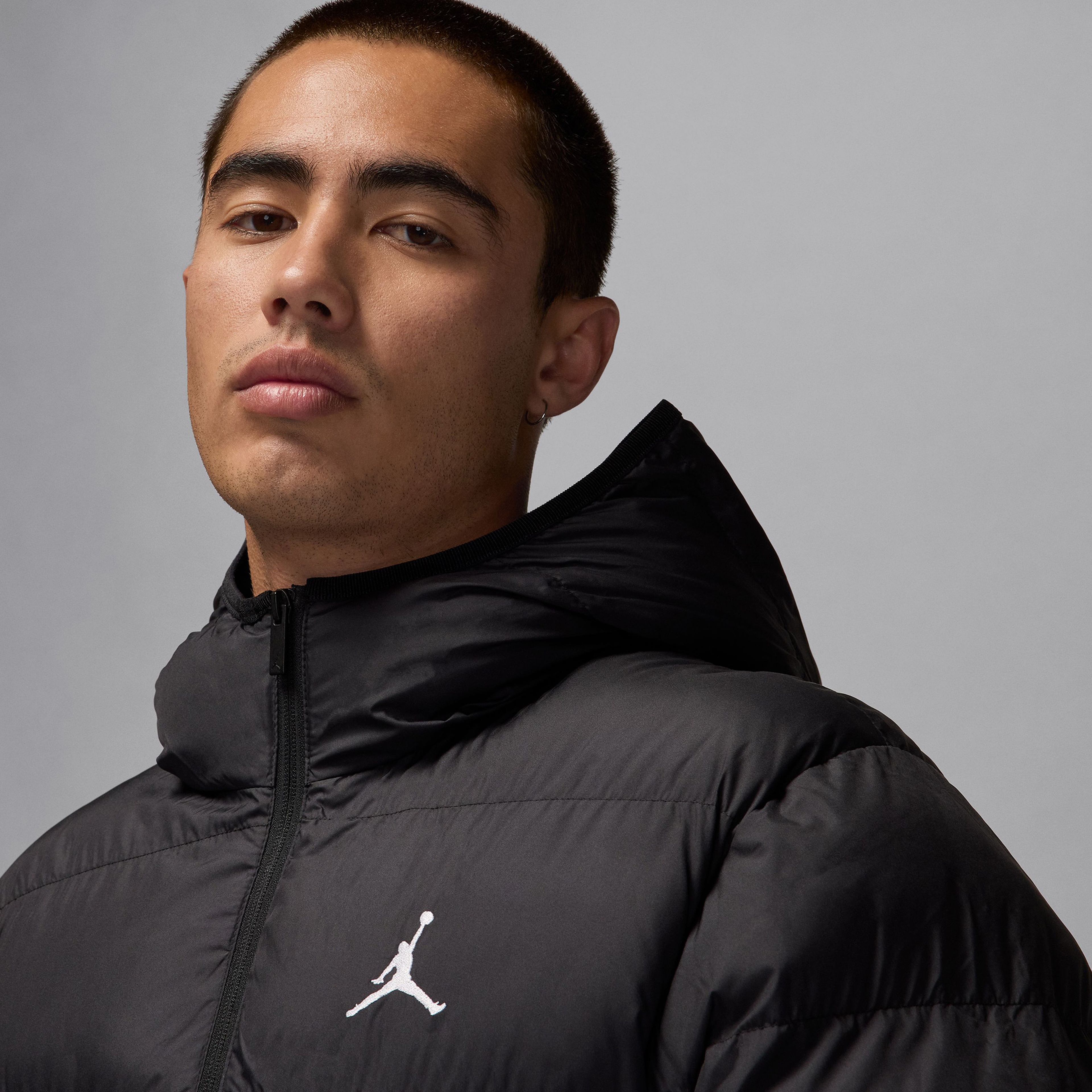 Nike M J Brk Puffer Erkek Siyah Ceket