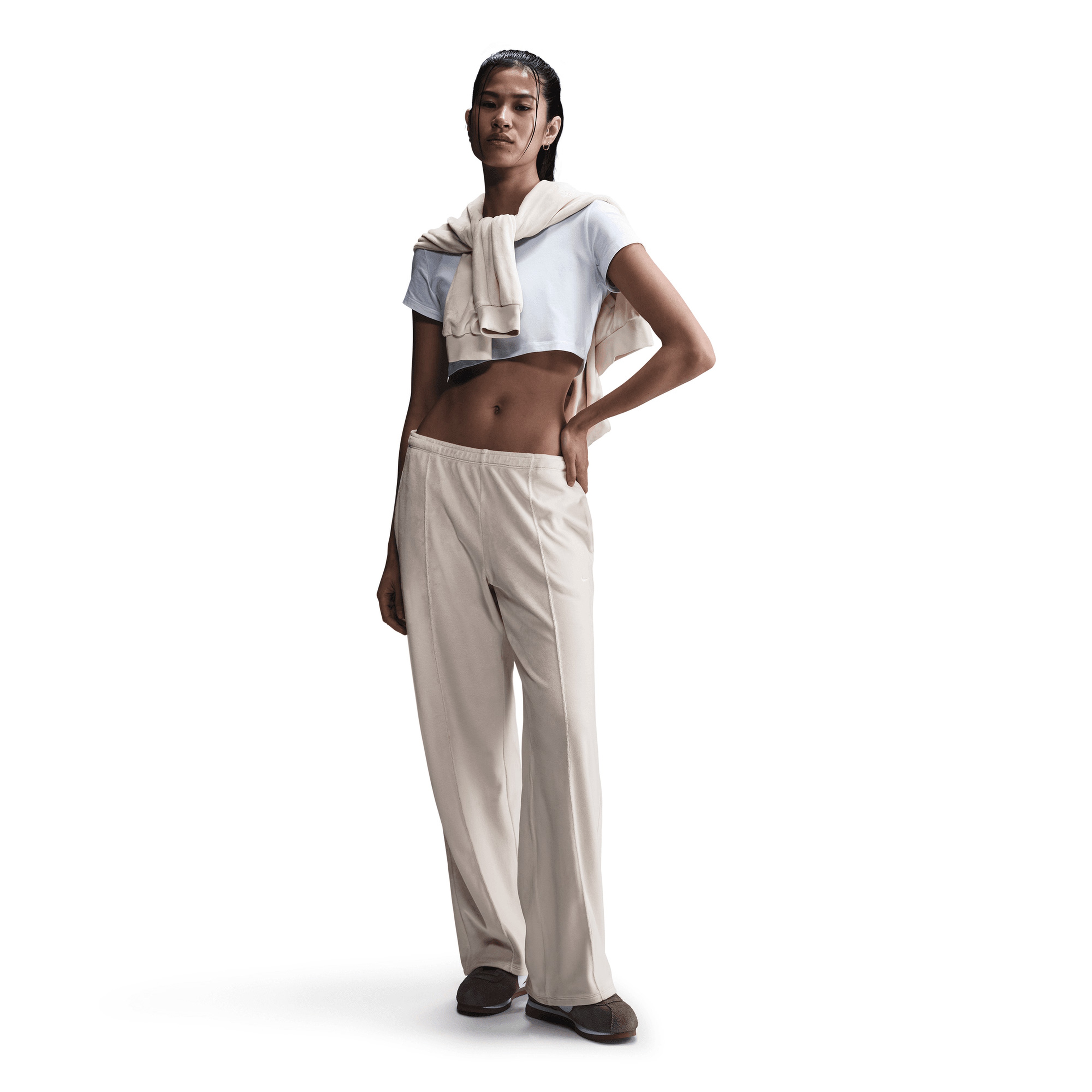 Nike Sportswear Chill Knit Kadın Beyaz Eşofman Altı