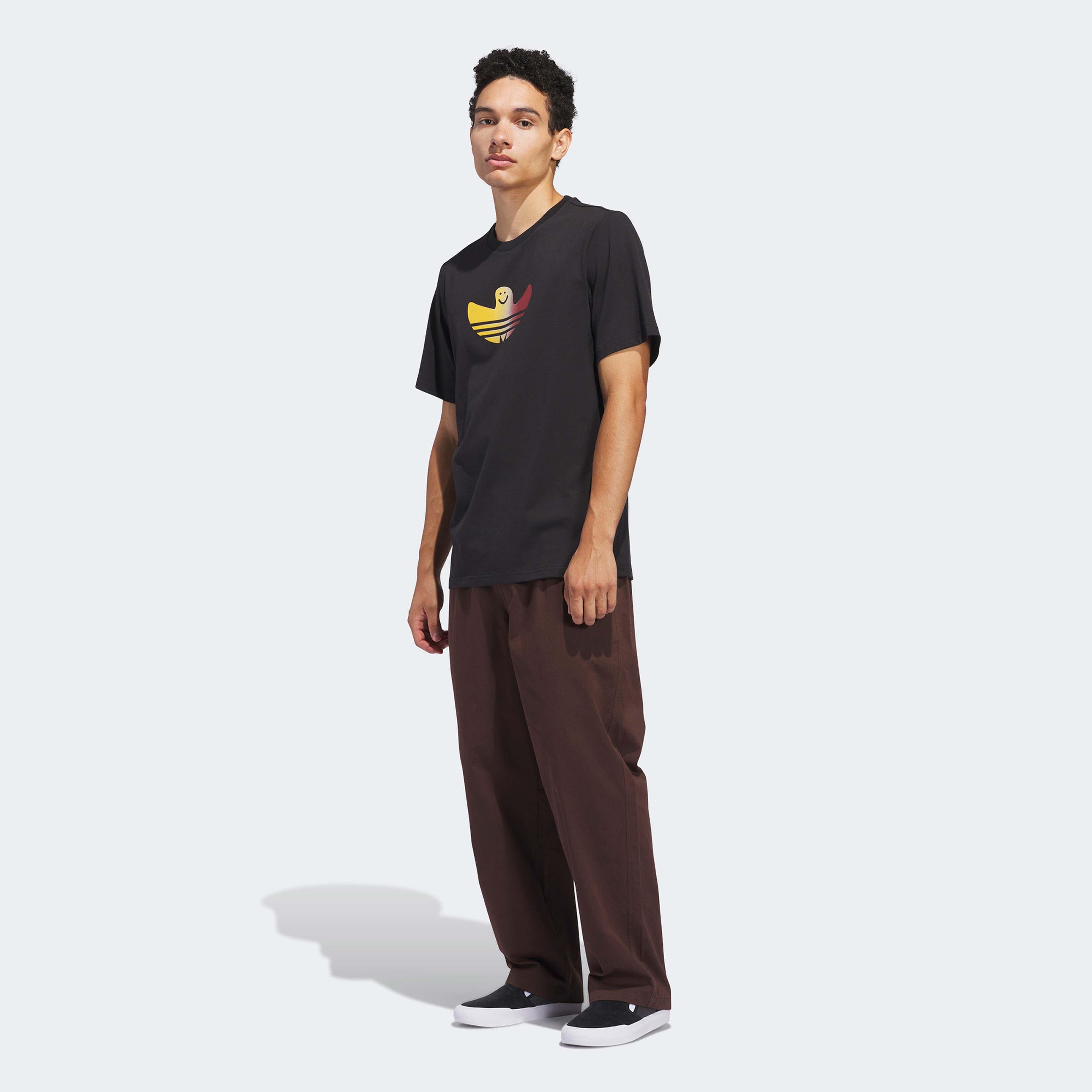 adidas Shmoofoil Fill Erkek Siyah T-Shirt