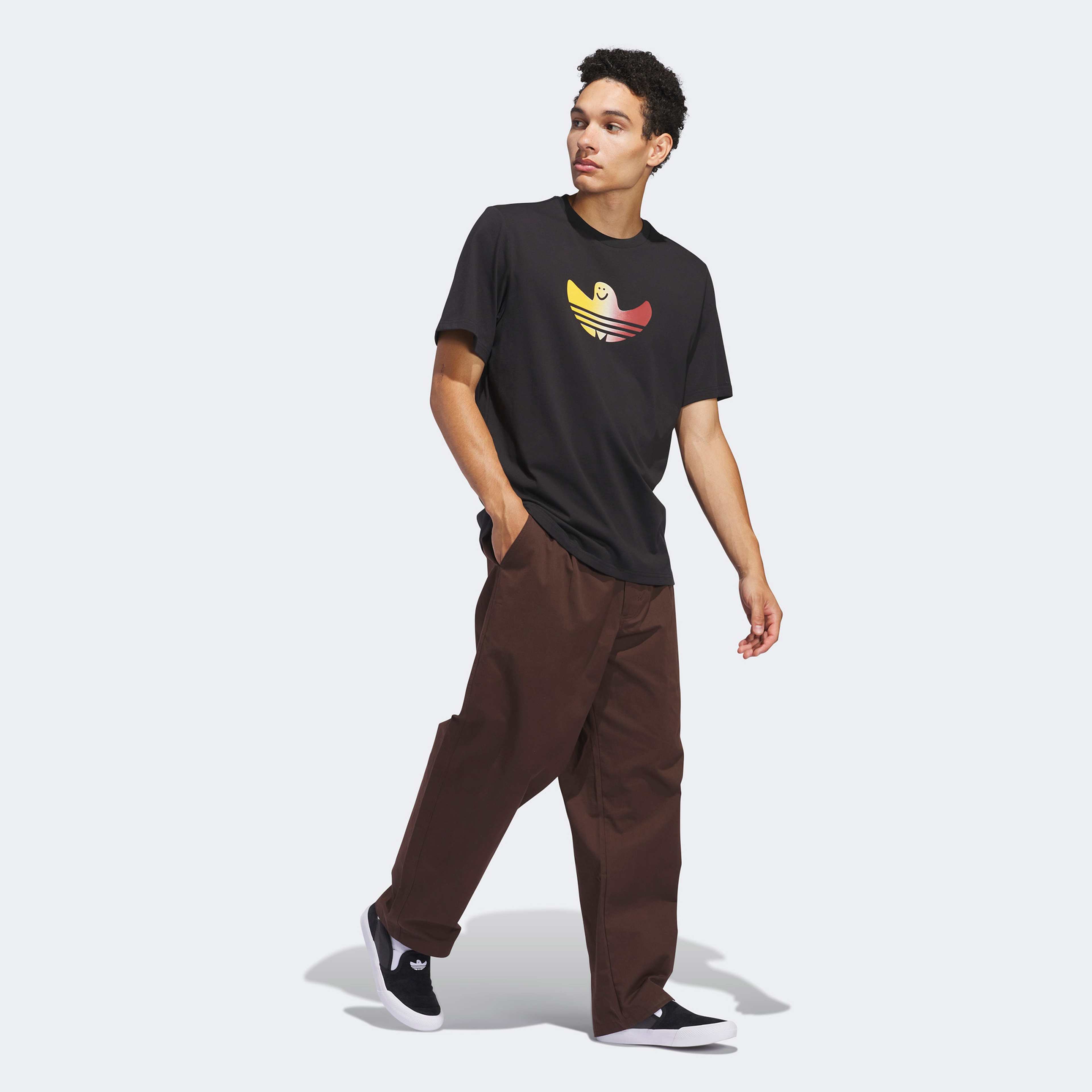 adidas Shmoofoil Fill Erkek Siyah T-Shirt