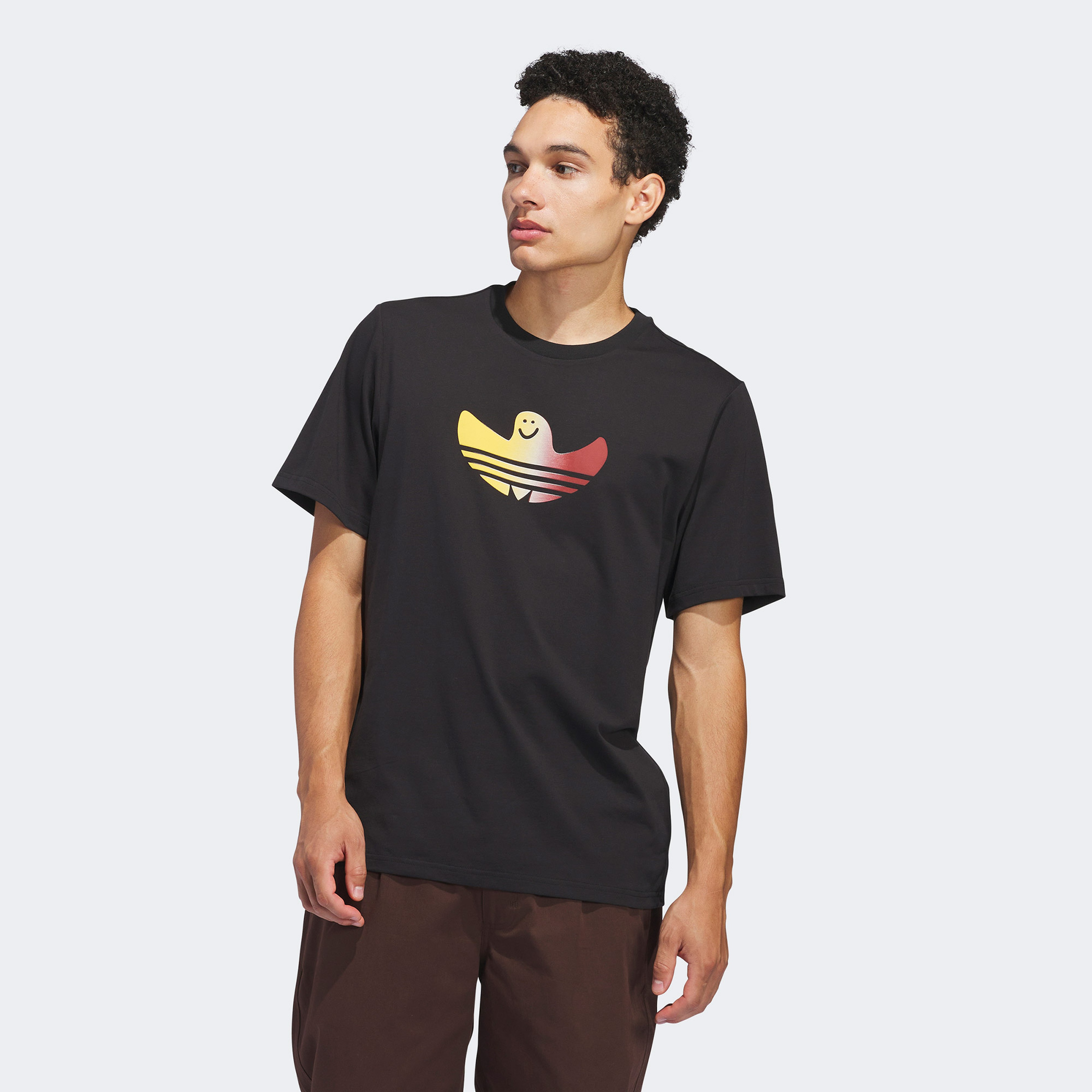 adidas Shmoofoil Fill Erkek Siyah T-Shirt