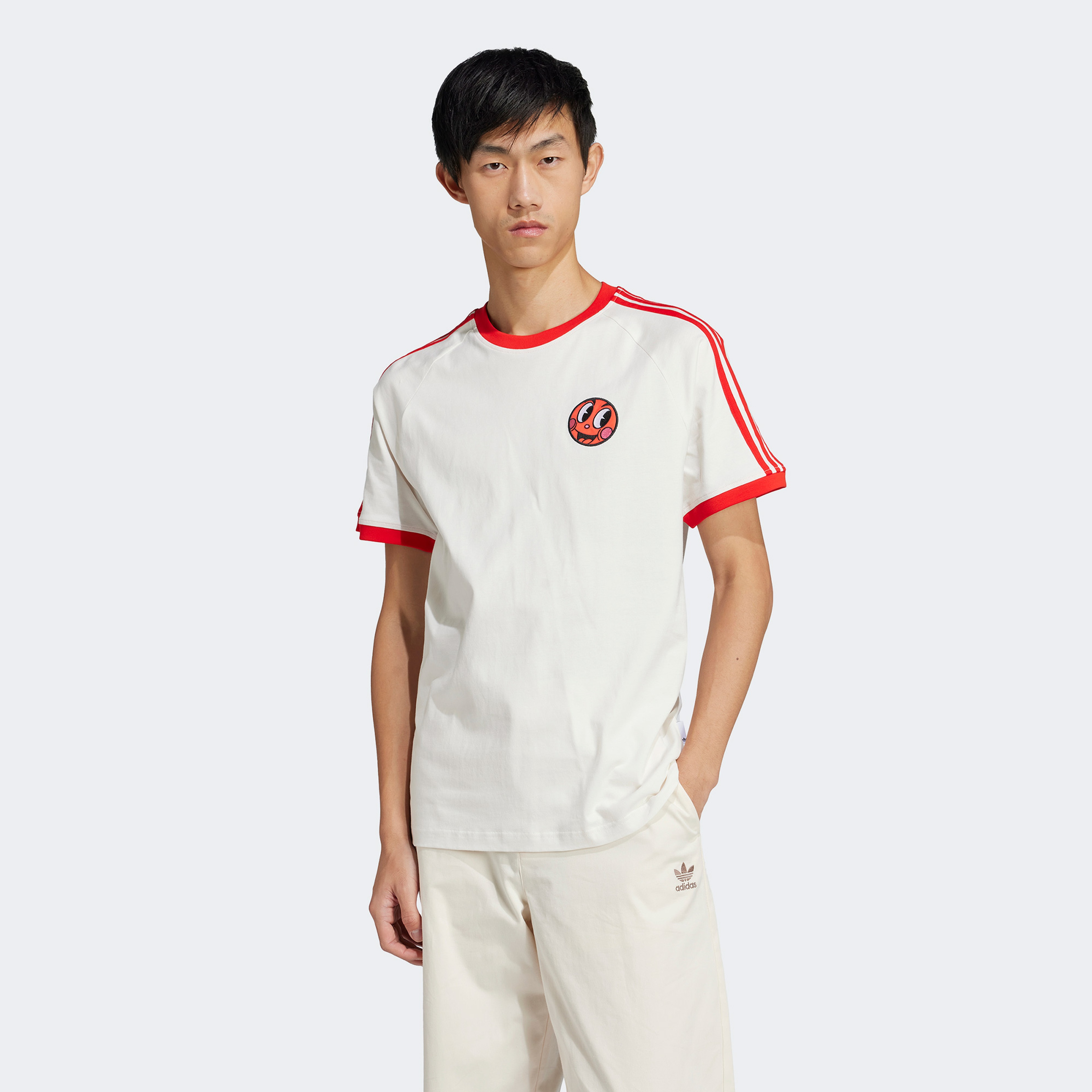 adidas Cali Erkek Beyaz T-Shirt