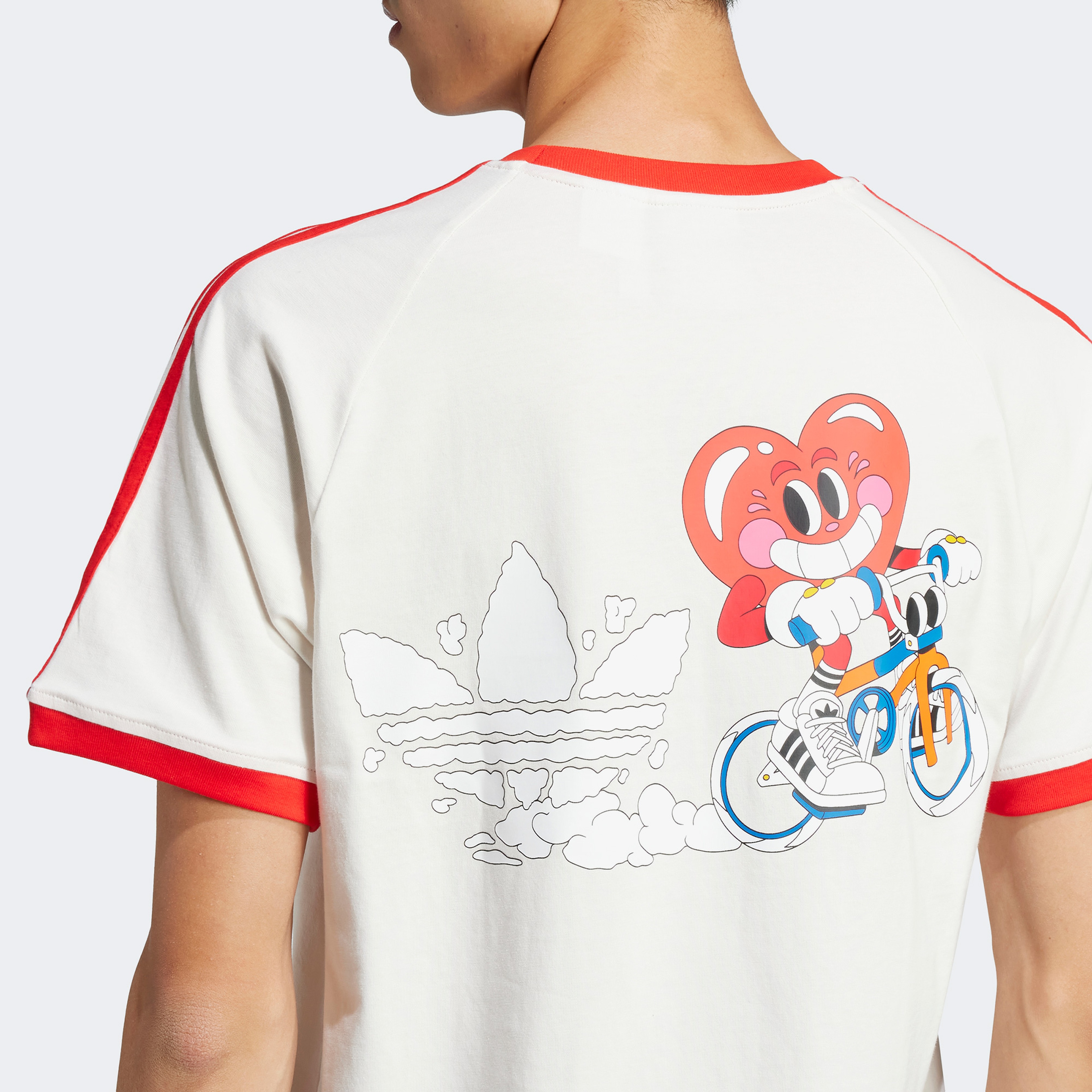 adidas Cali Erkek Beyaz T-Shirt
