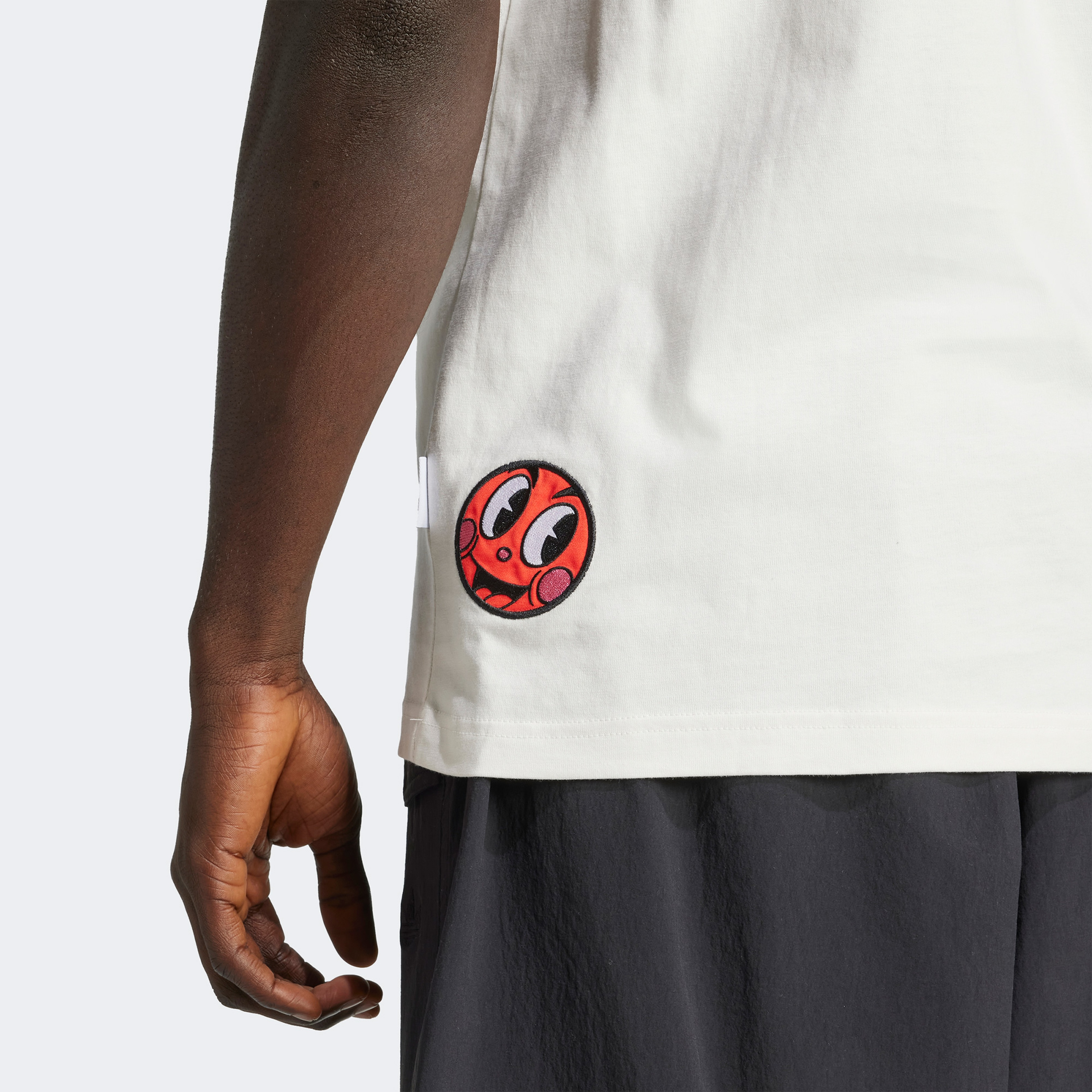 adidas Cali Erkek Beyaz T-Shirt