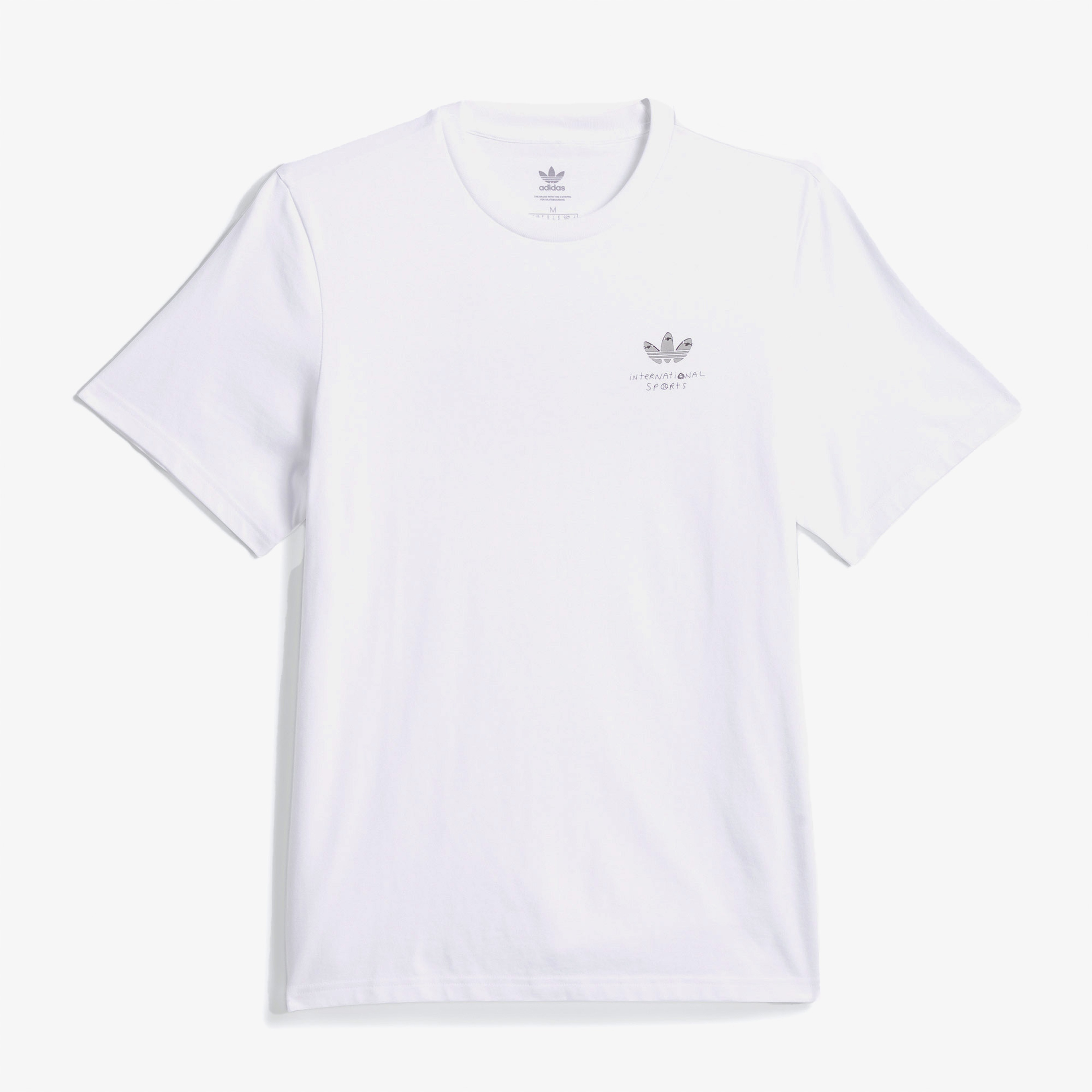 adidas Hj Trash Erkek Beyaz T-Shirt