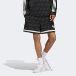 adidas Jacquared Unisex Siyah Basketbol Şortu