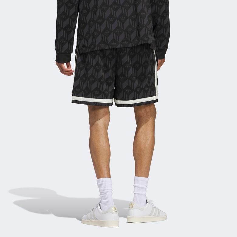 adidas Jacquared Unisex Siyah Basketbol Şortu