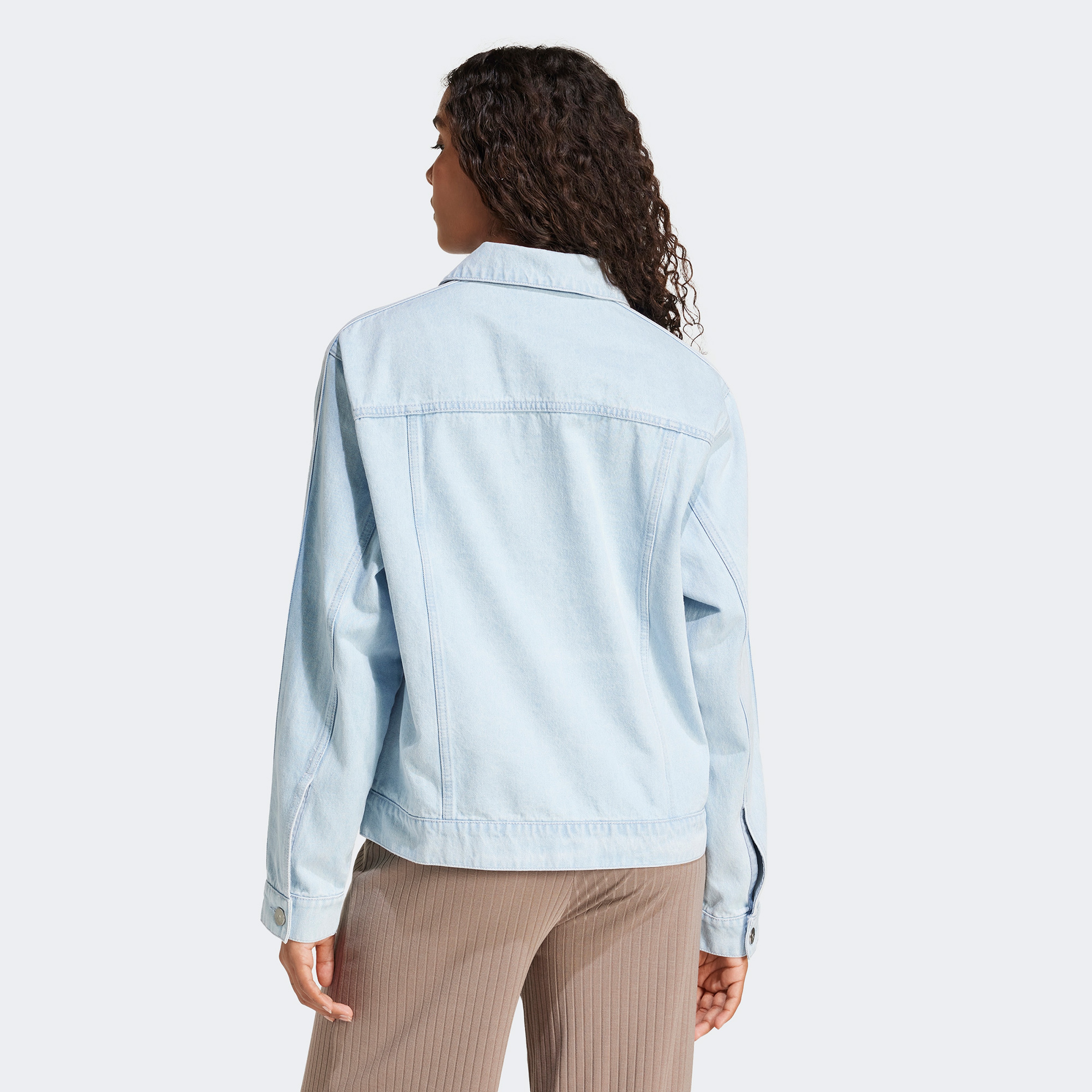 adidas Premium Essentials Denim Kadın Mavi Ceket