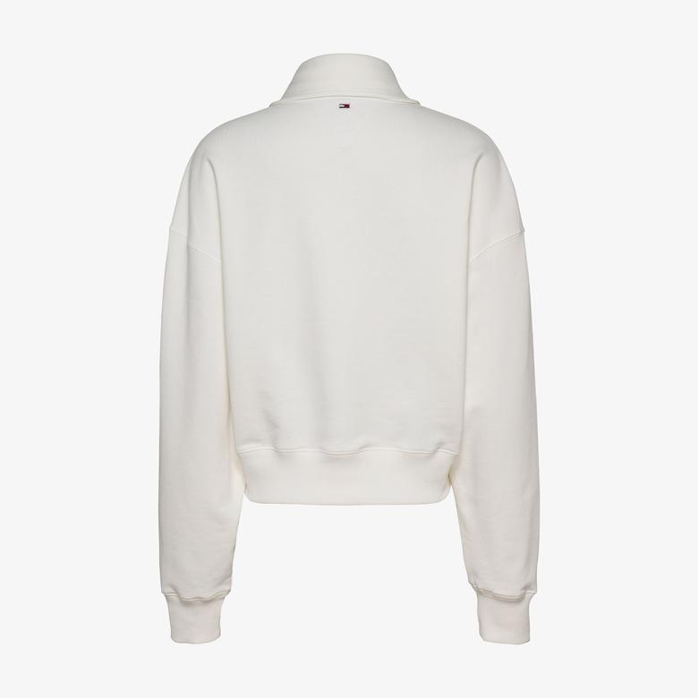 Tommy Jeans Graphic Hawk Kadın Beyaz Polo