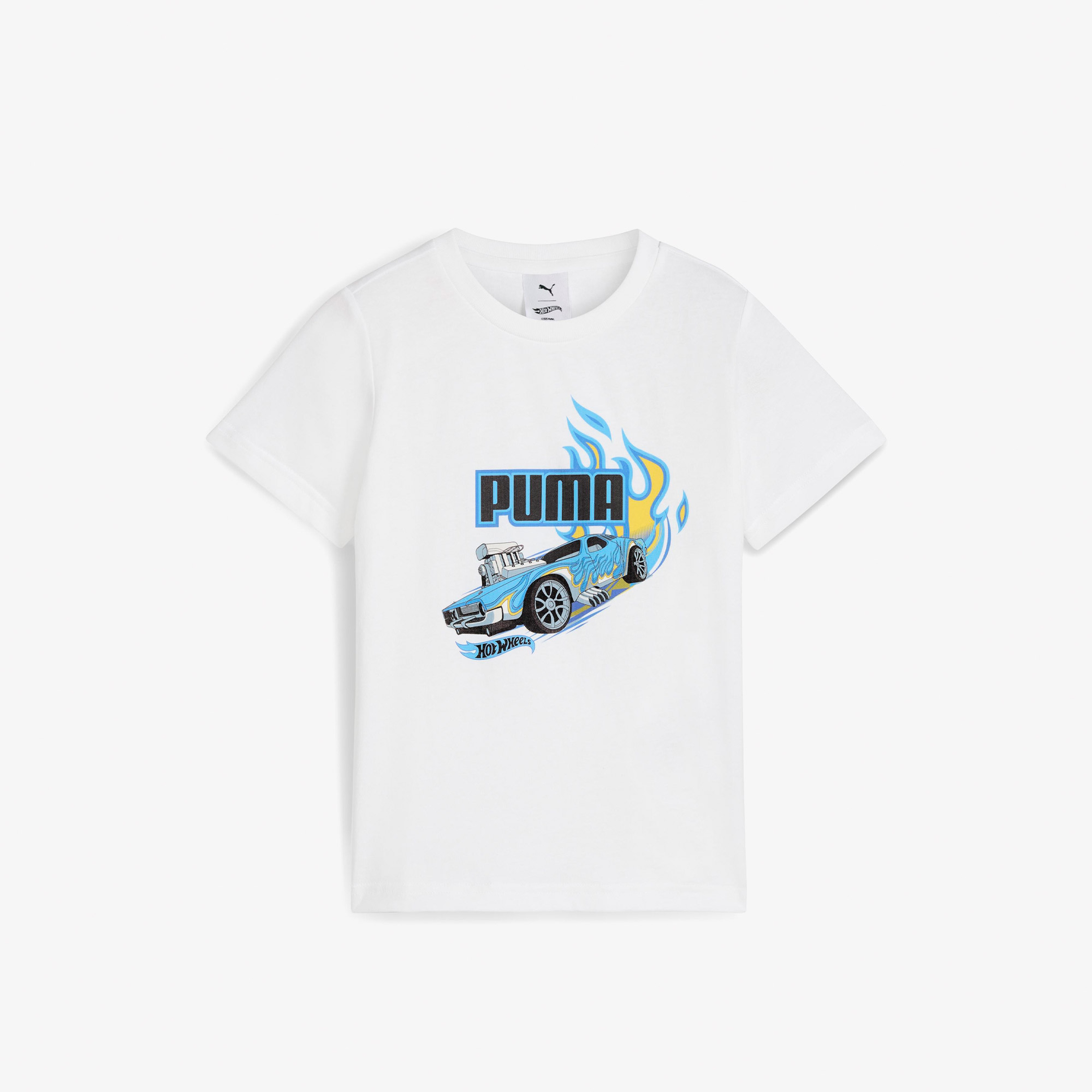 Puma X Hot Wheels Çocuk Beyaz T-Shirt