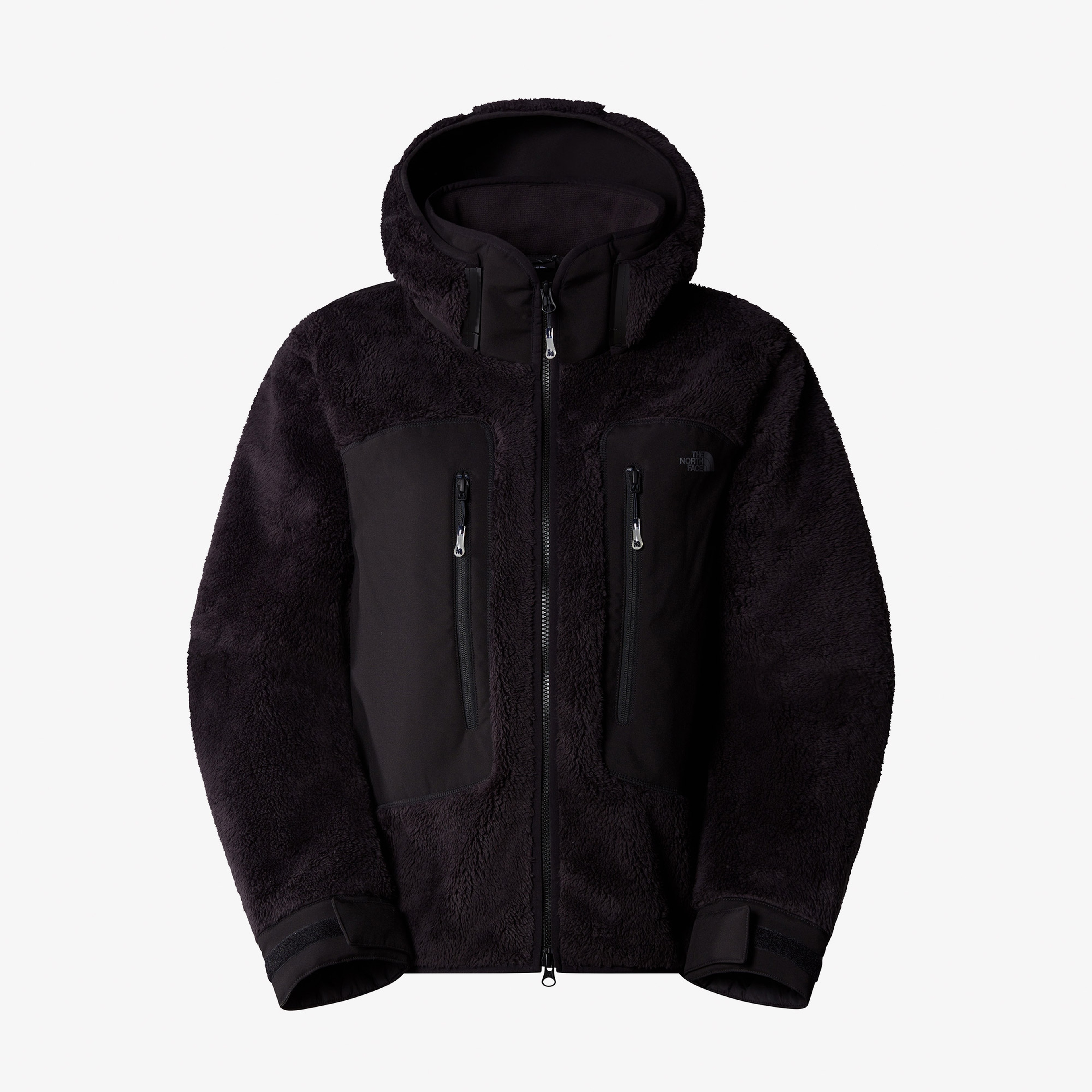 The North Face Fleece Tam Boy Fermuarlı Kadın Polar Siyah Ceket