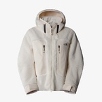 The North Face Fleece Tam Boy Fermuarlı Kadın Polar Beyaz Ceket