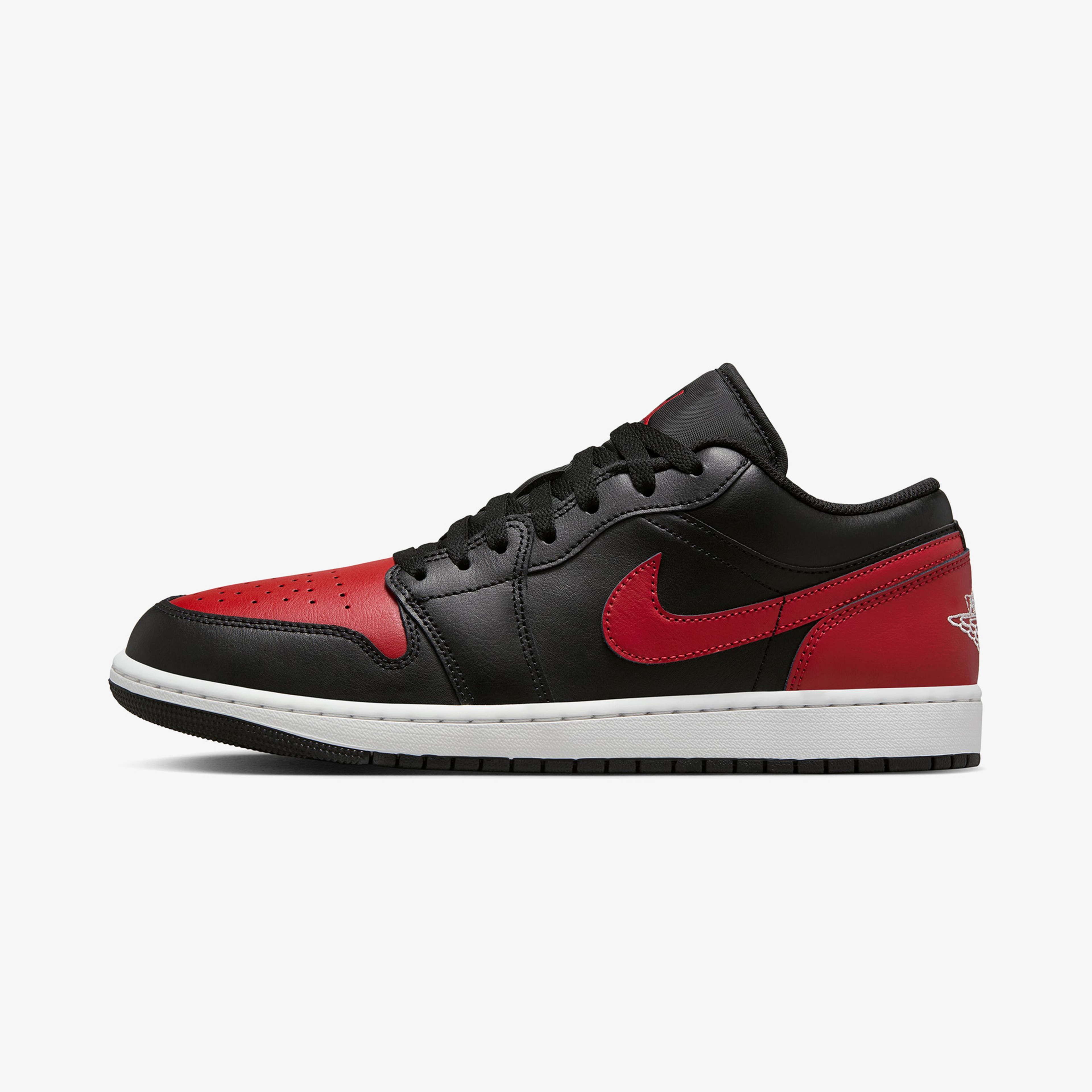 Nike Air Jordan 1 Low Erkek Gri Sneaker