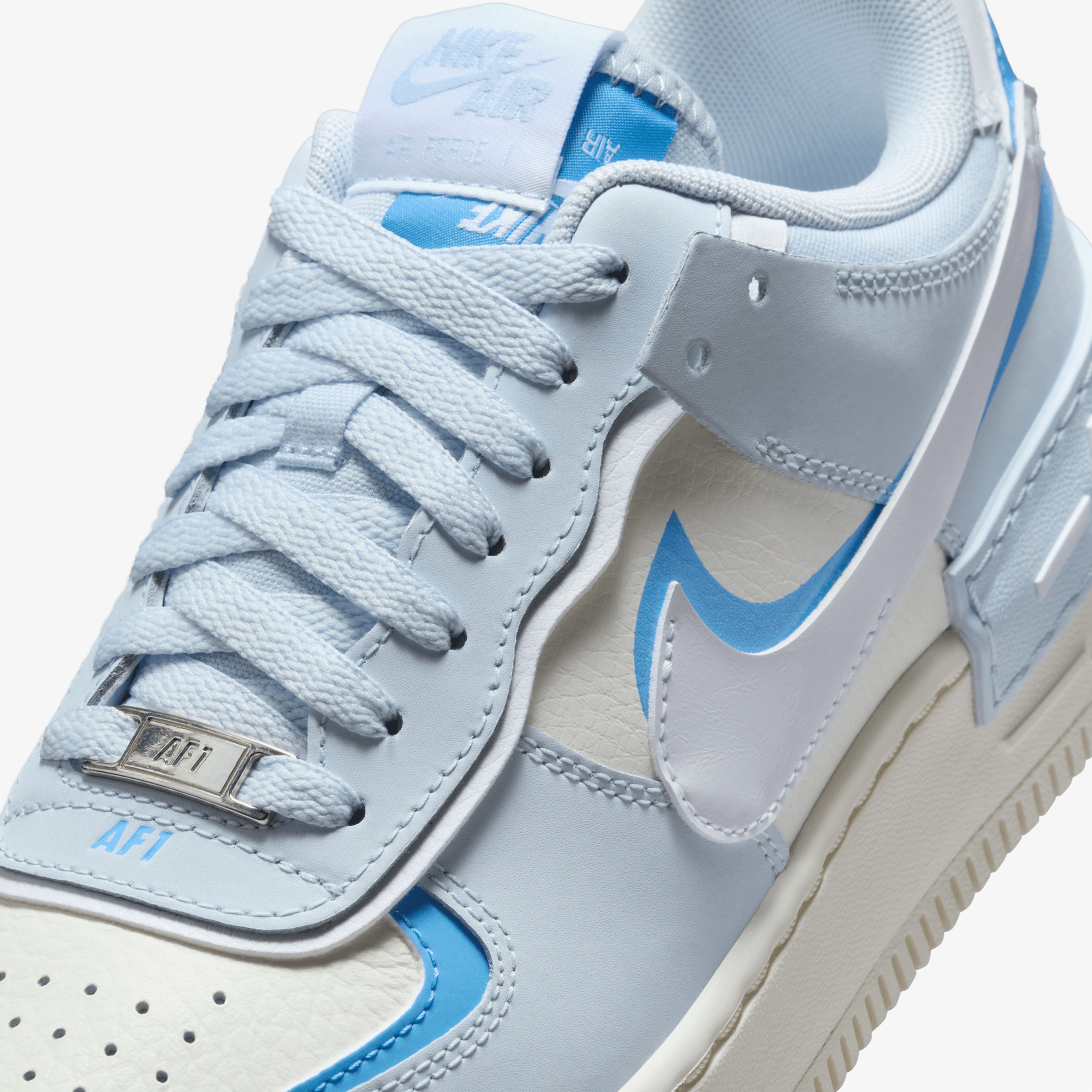 Nike Air Force 1 Shadow Kadın Mavi Sneaker