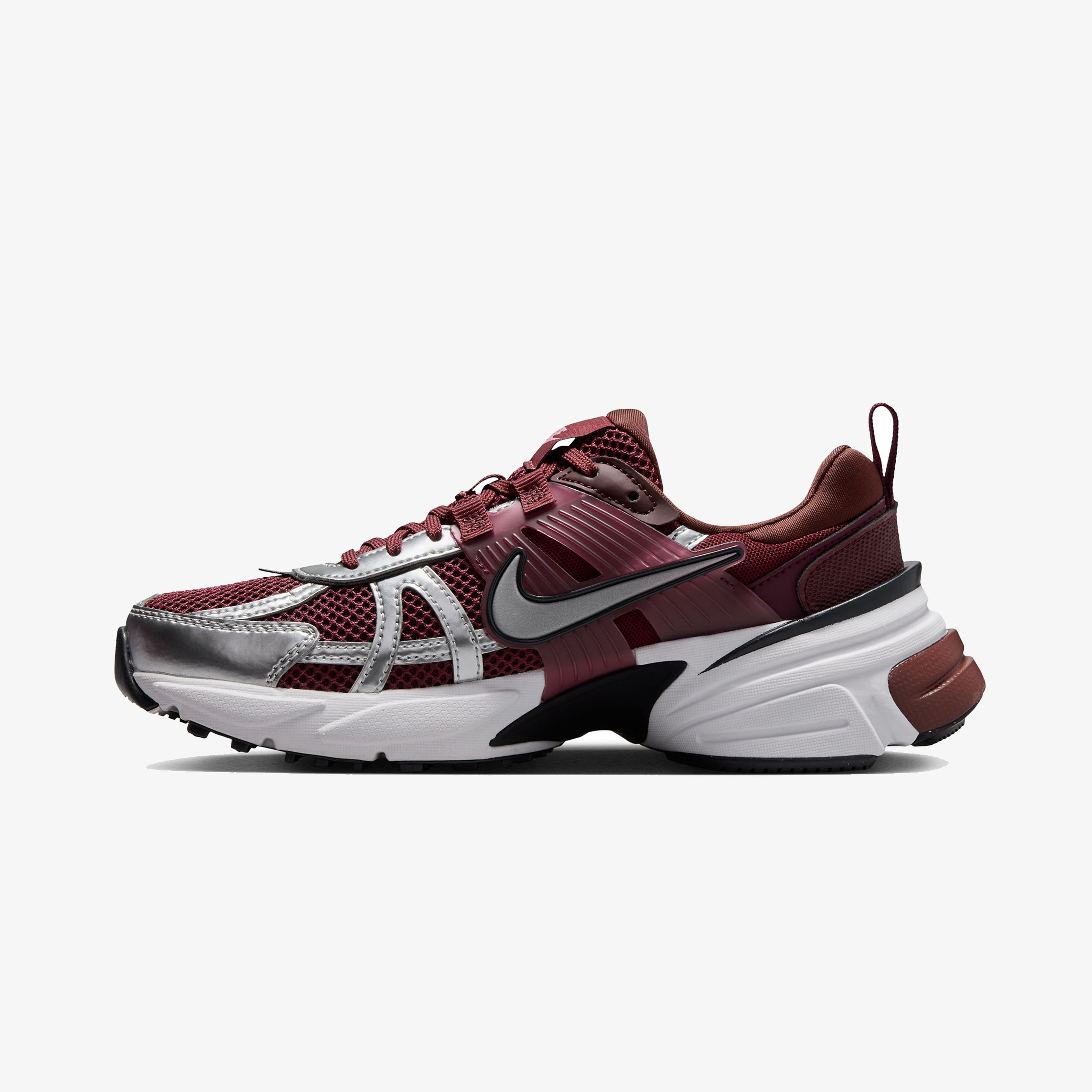 Nike V2K Run Kadın Metalik Gri/Bordo Sneaker