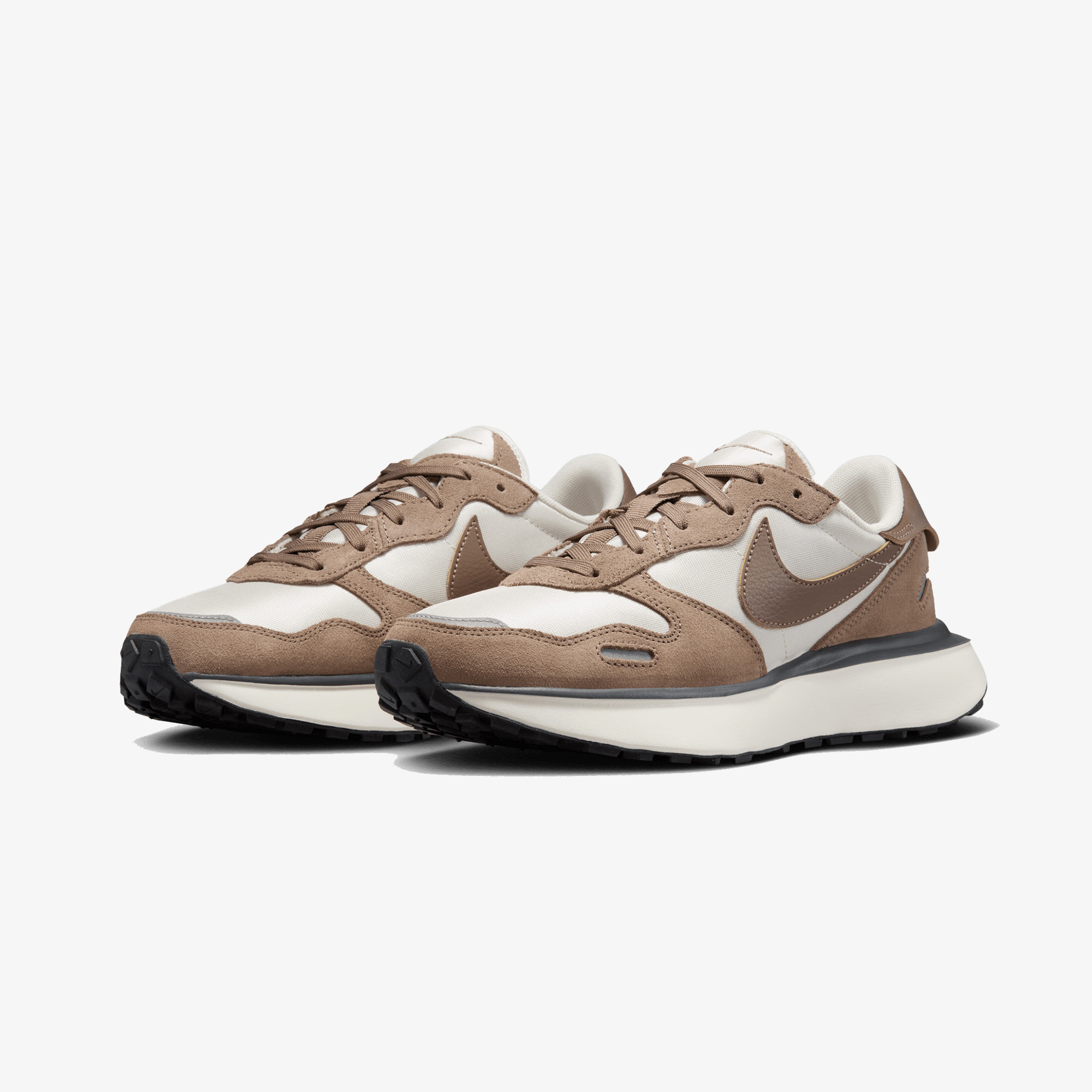 Nike Phoenix Waffle Kadın Krem Kahverengi Sneaker