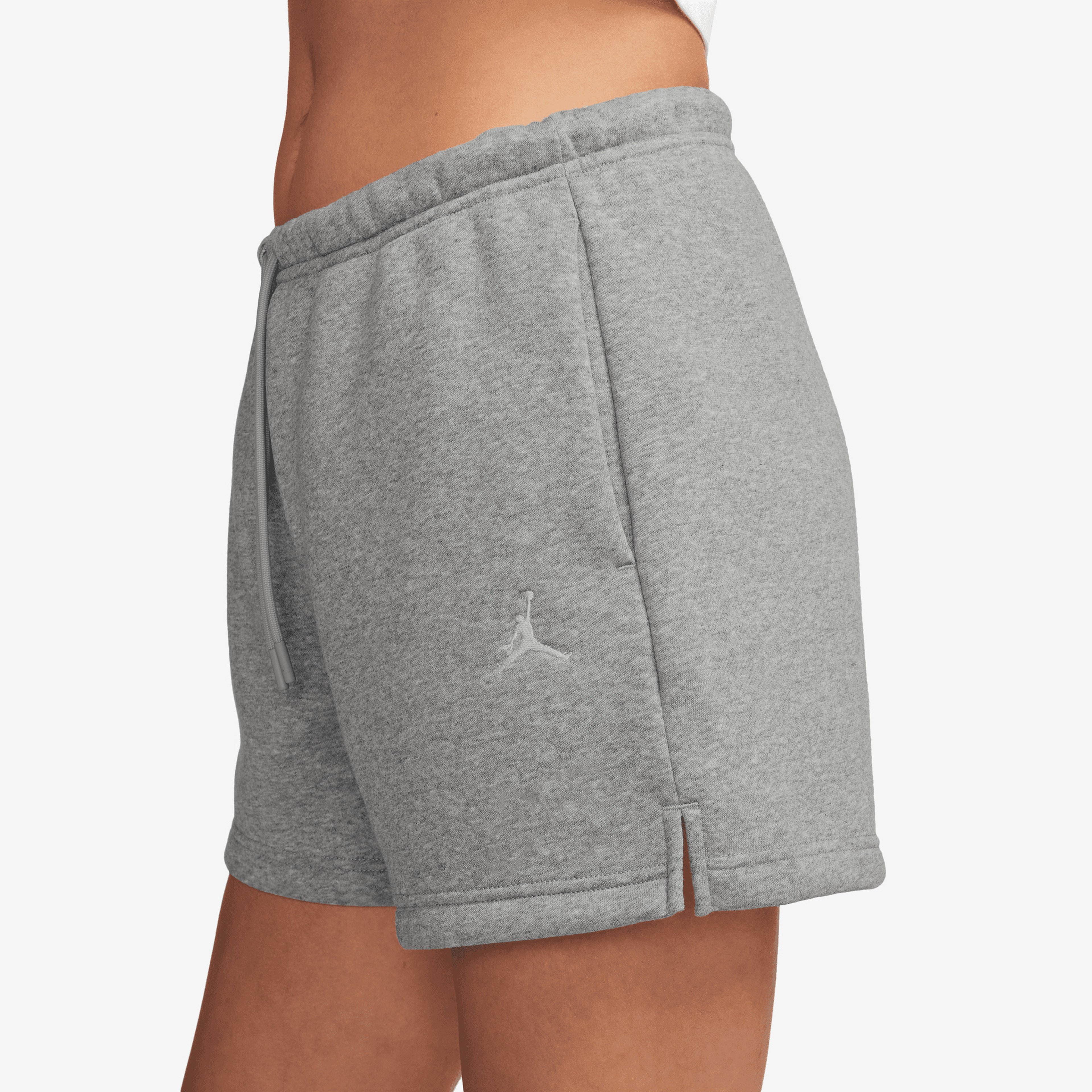 Jordan Brooklyn Fleece Kadın Gri Şort