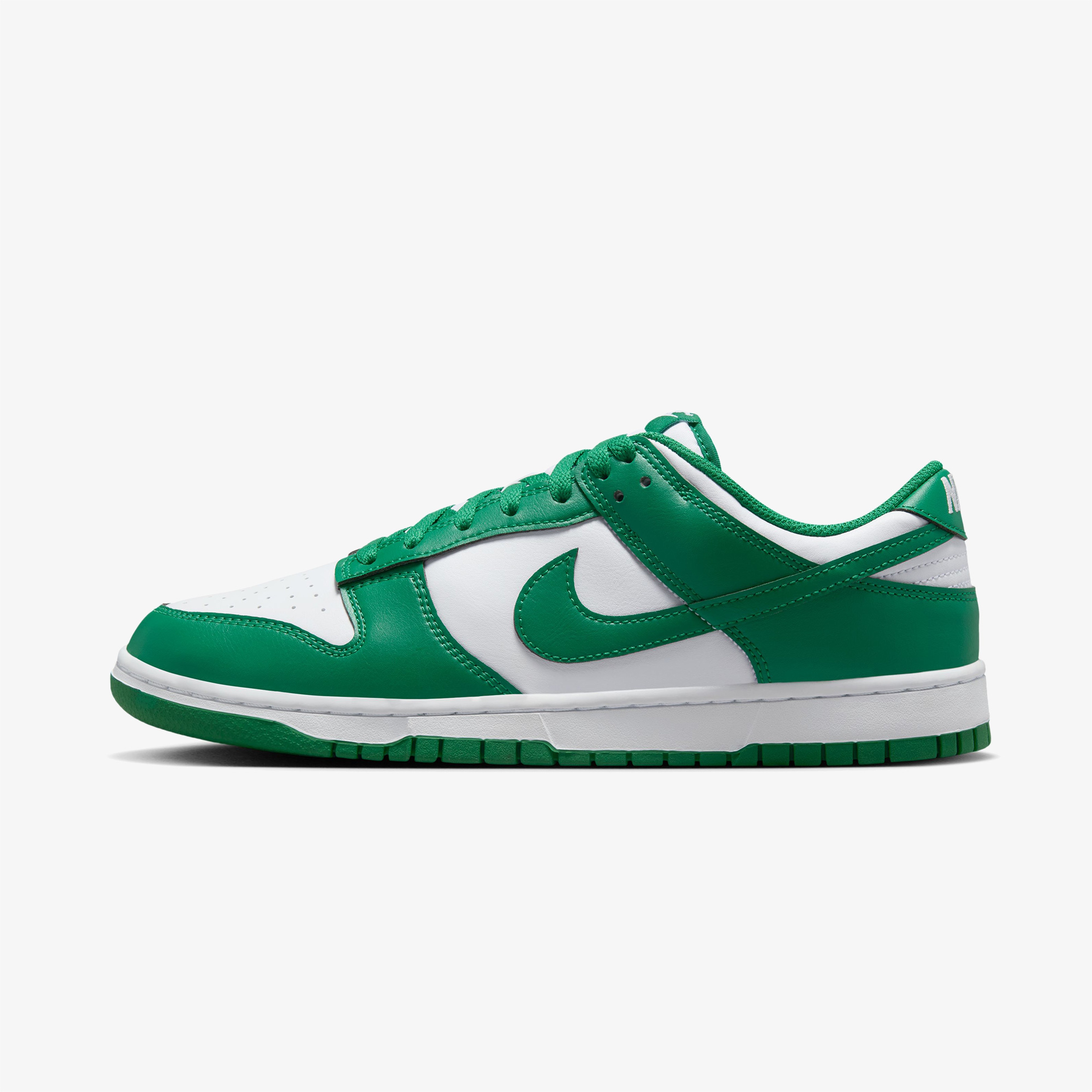 Nike Dunk Low Retro Erkek Beyaz/Yeşil Sneaker
