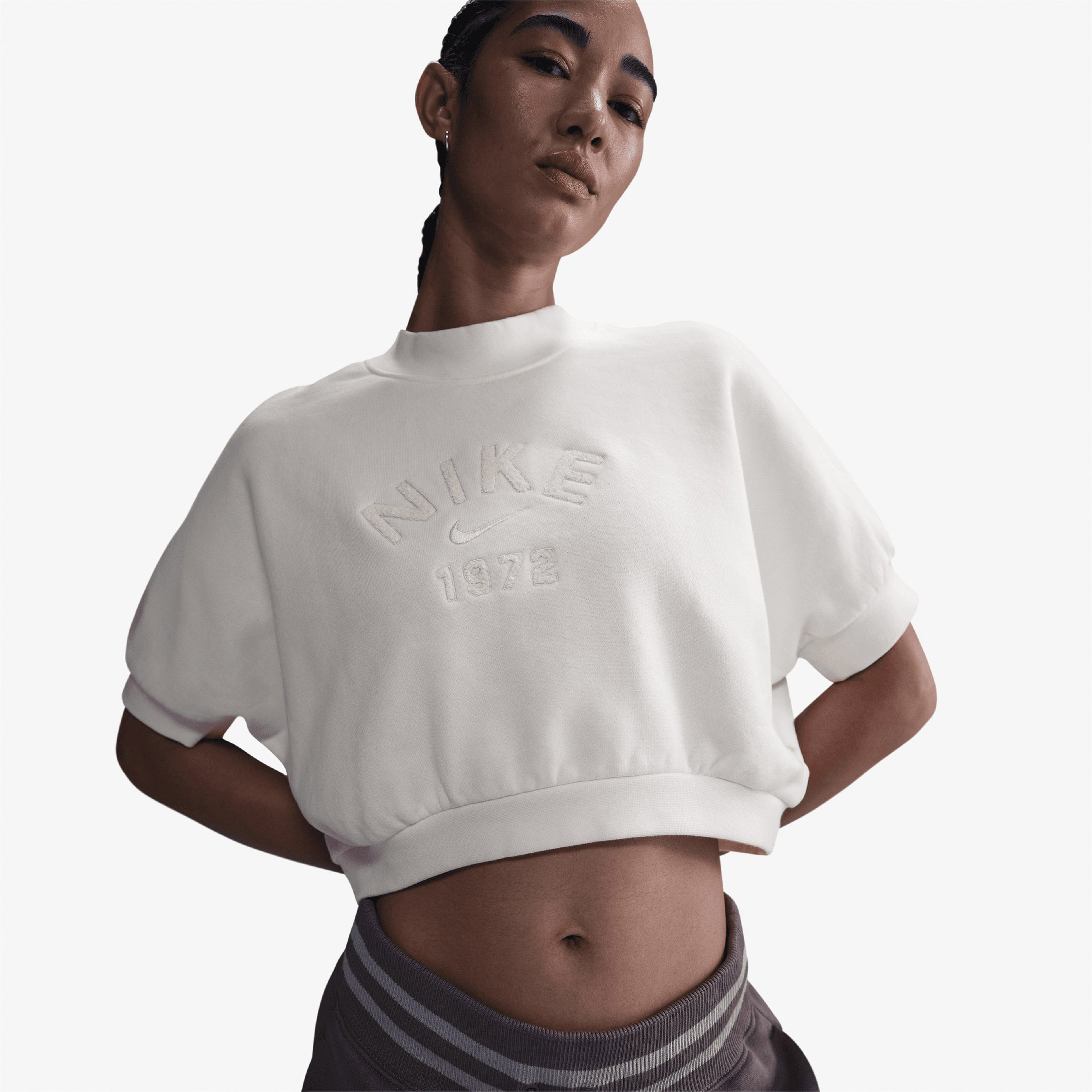 Nike Sportswear Colleciton Kadın Beyaz Sweatshirt