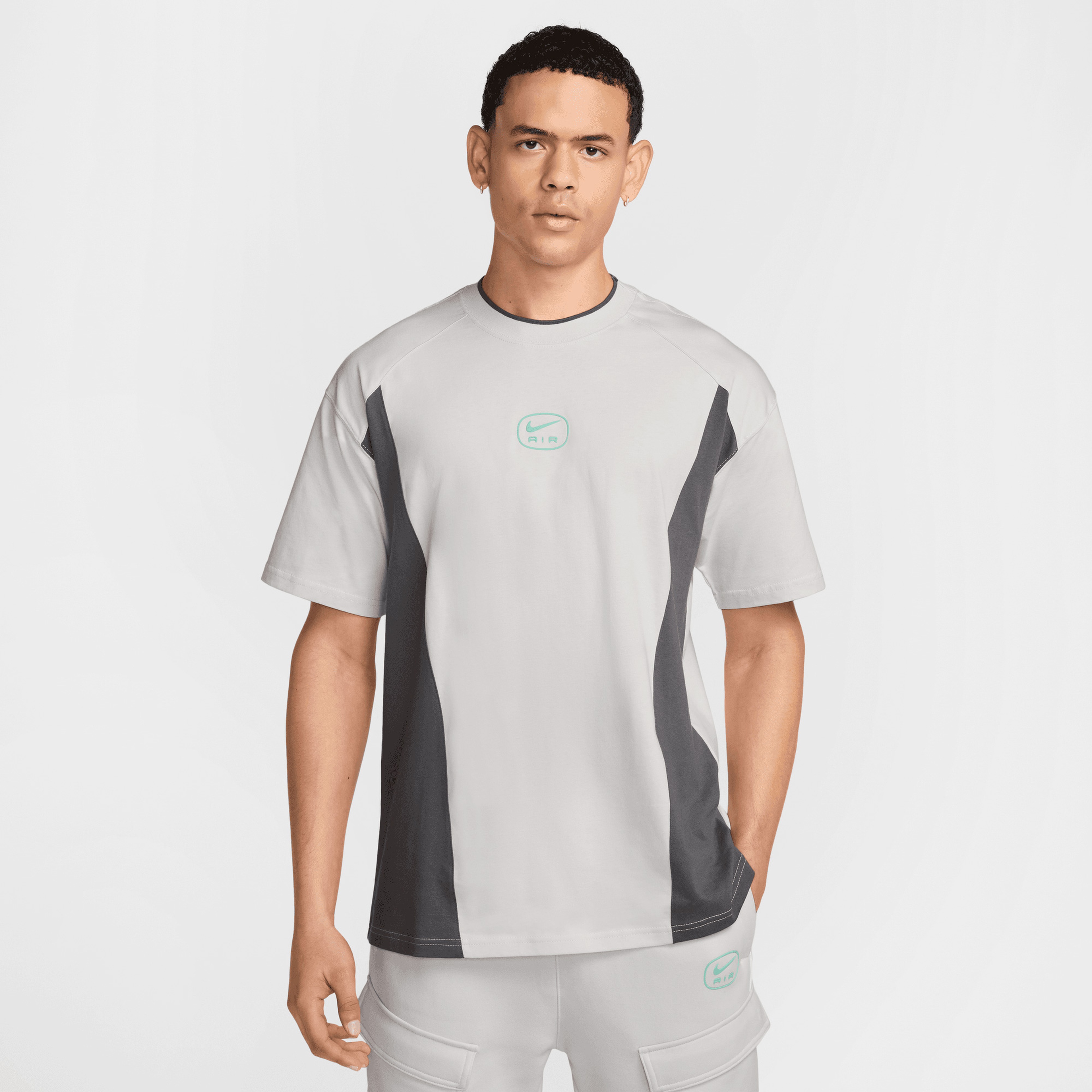 Nike Air Fit Erkek Gri T-Shirt