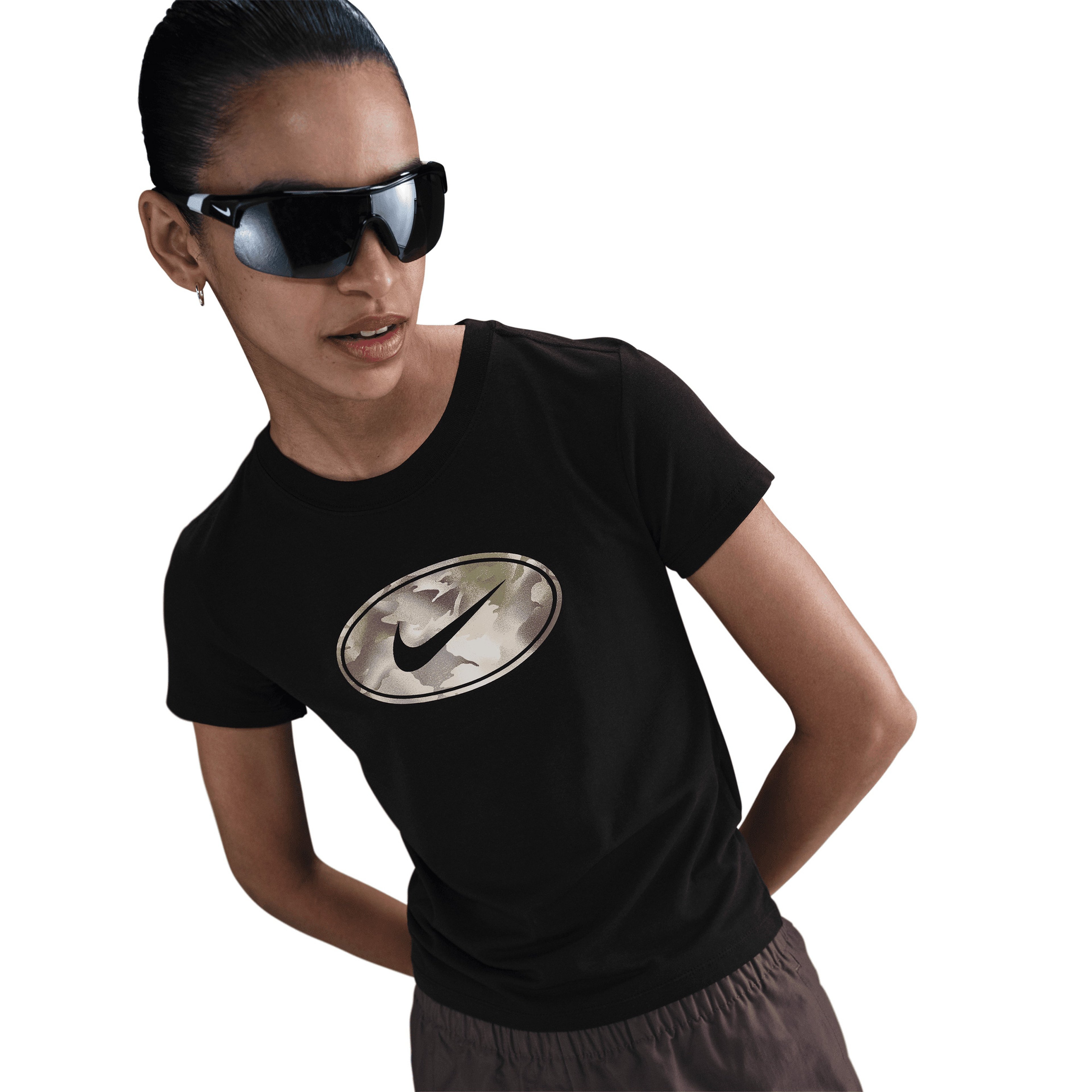 Nike Sportswear Street Kadın Siyah T-Shirt