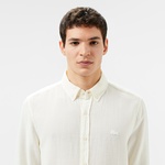 Erkek Slim Fit Beyaz Gömlek