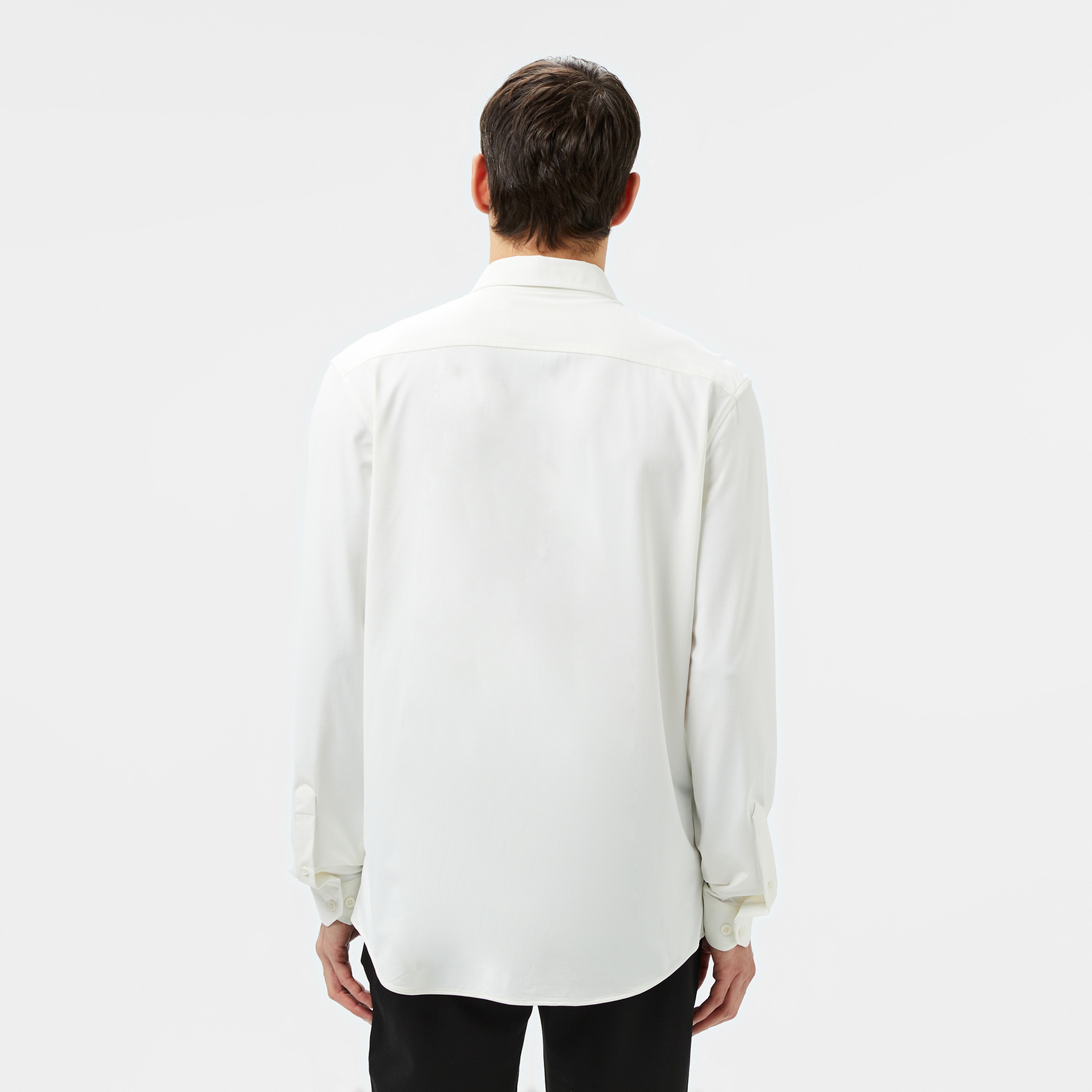 Erkek Slim Fit Beyaz Gömlek