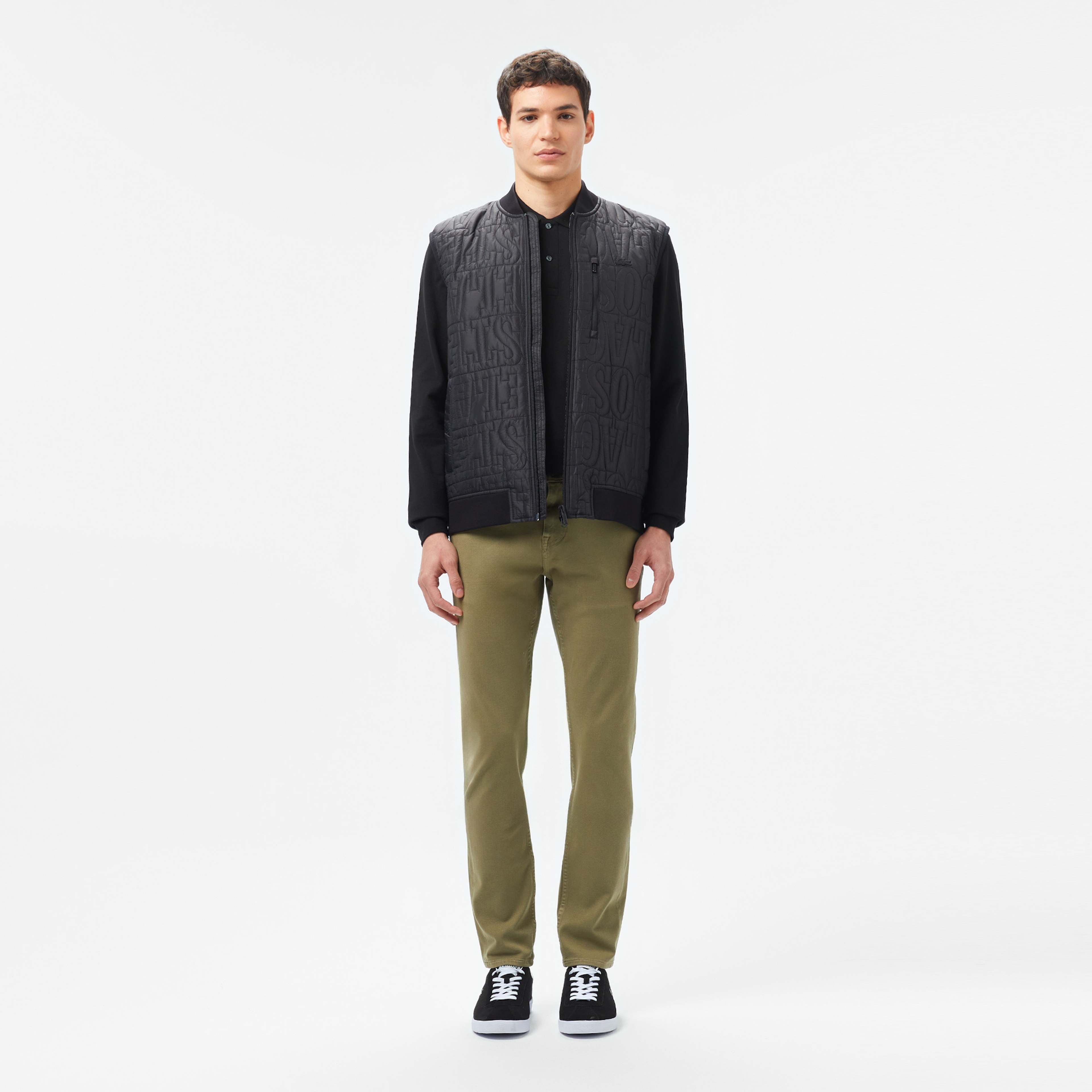 Erkek Slim Fit Haki Jean Pantolon