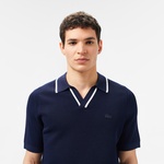 Erkek Polo Yaka Lacivert Triko