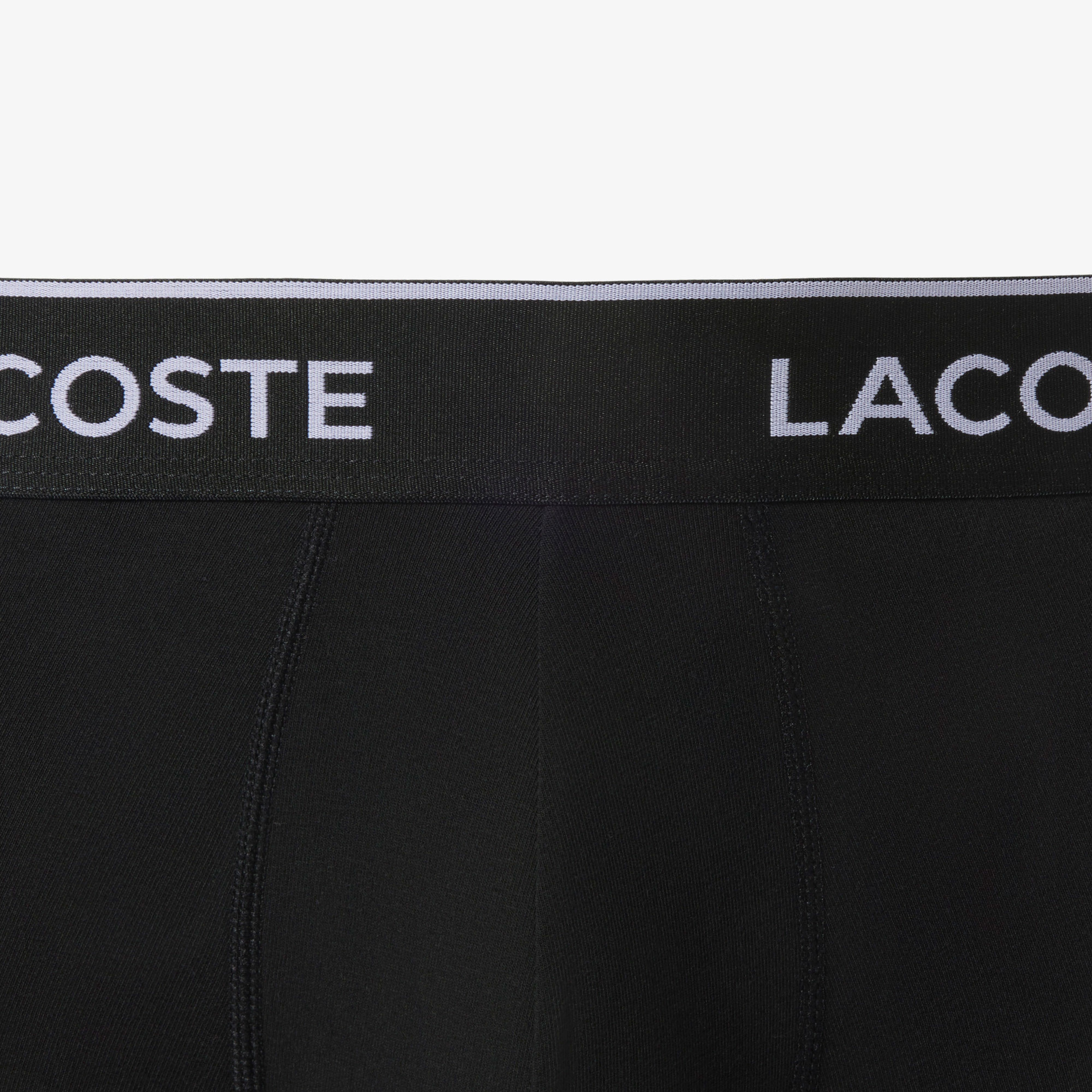 Lacoste Erkek 3'lü Siyah Boxer