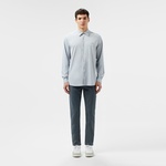 Erkek Slim Fit Gri Gömlek