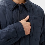 Erkek Relaxed Fit Gömlek Yaka Desenli Lacivert Ceket