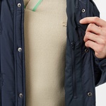 Erkek Relaxed Fit Gömlek Yaka Desenli Lacivert Ceket