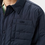 Erkek Relaxed Fit Gömlek Yaka Desenli Lacivert Ceket