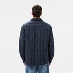 Erkek Relaxed Fit Gömlek Yaka Desenli Lacivert Ceket