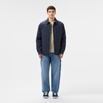 Erkek Relaxed Fit Gömlek Yaka Desenli Lacivert Ceket