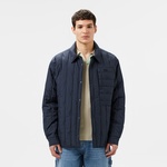 Erkek Relaxed Fit Gömlek Yaka Desenli Lacivert Ceket