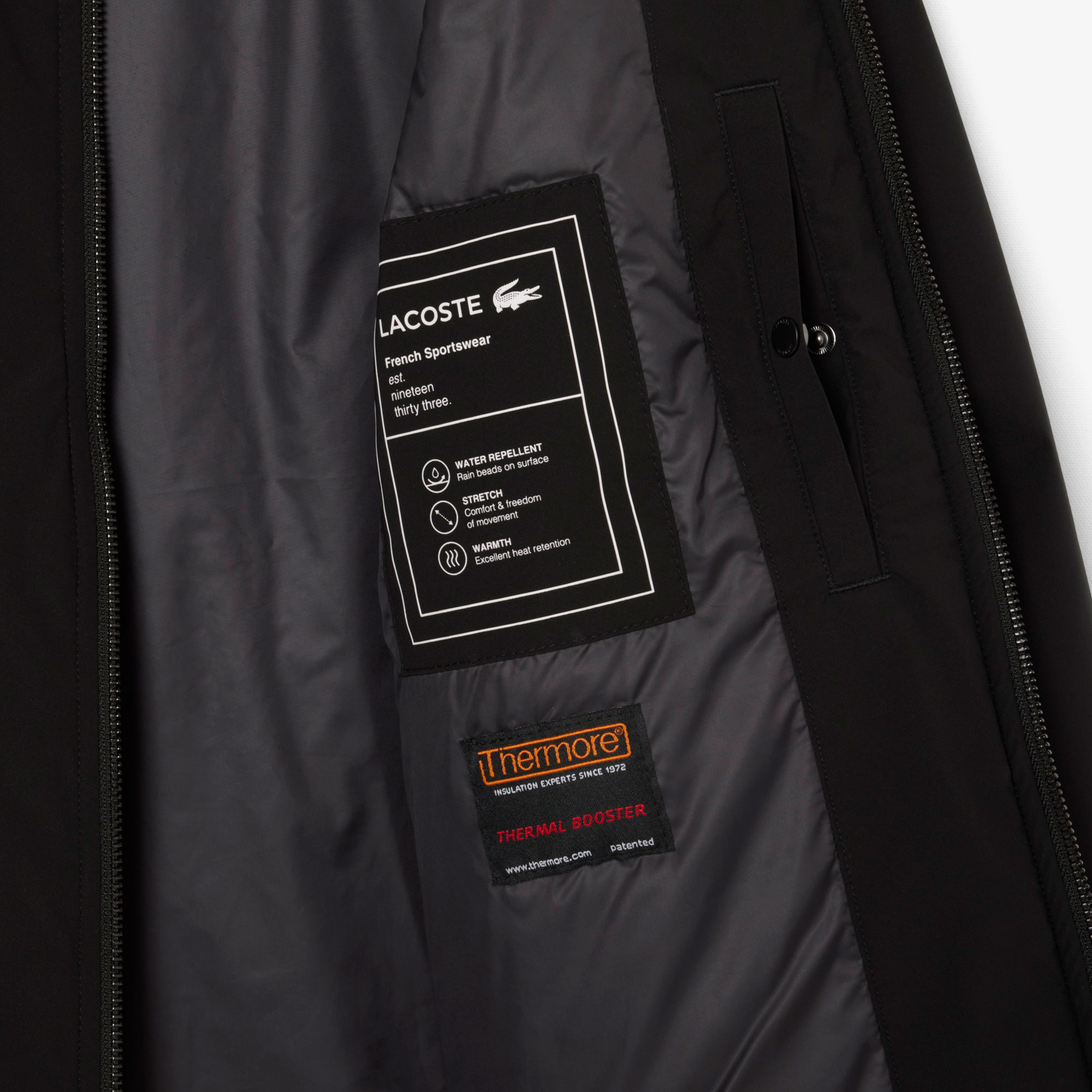 Erkek Hakim Yaka Siyah Bomber Ceket