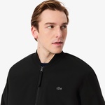 Erkek Hakim Yaka Siyah Bomber Ceket