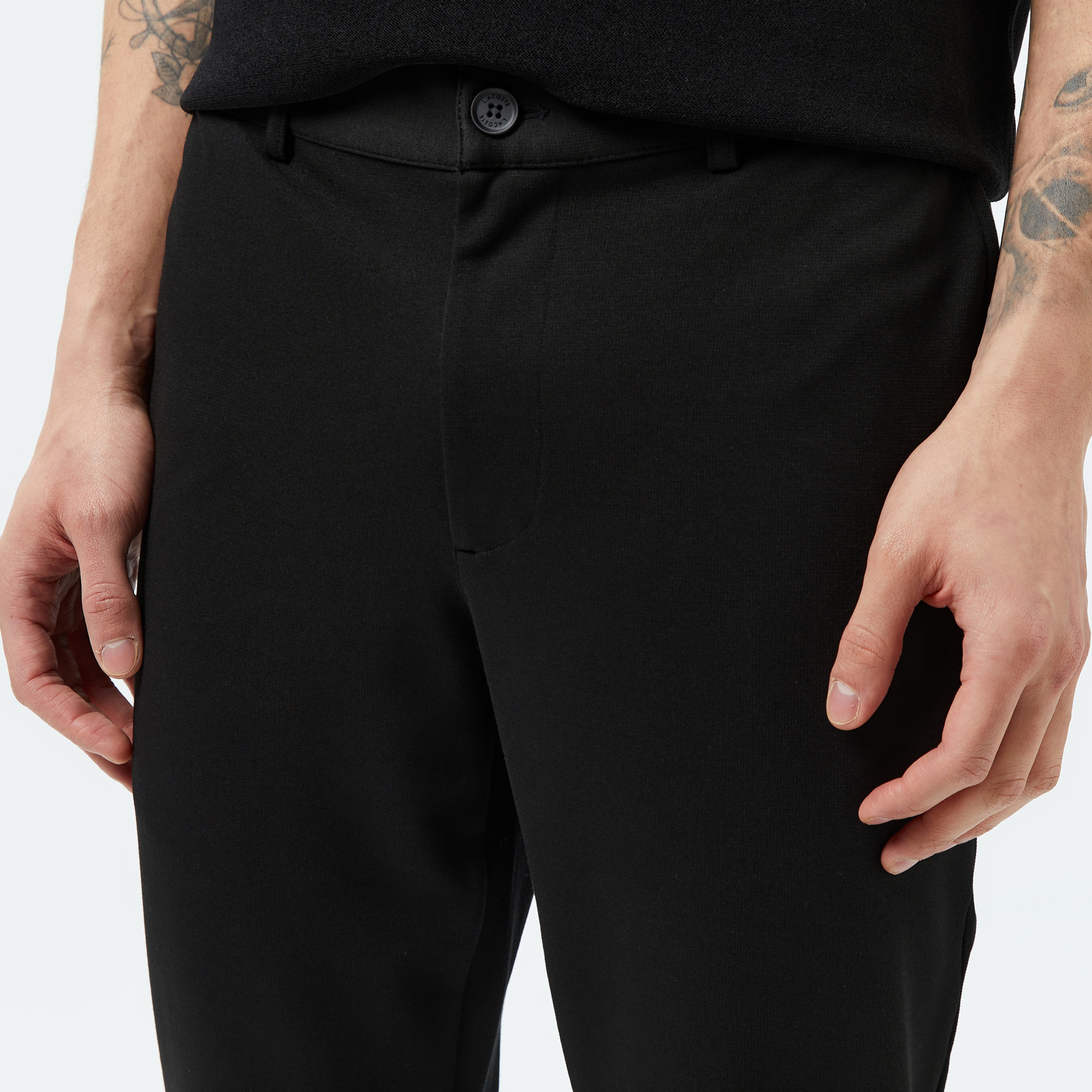 Erkek Regular Fit Siyah Pantolon