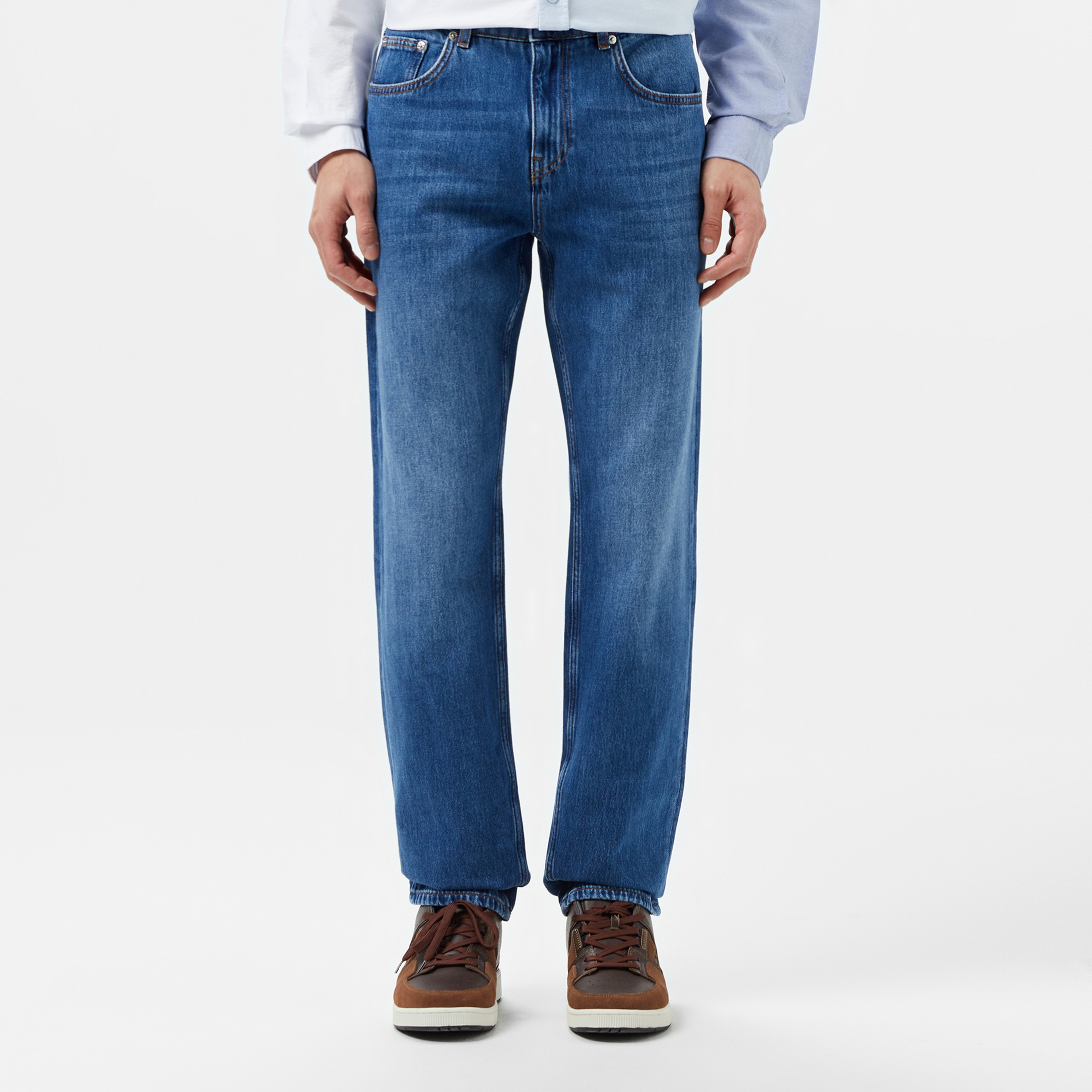 Erkek Koyu Mavi Jean Pantolon