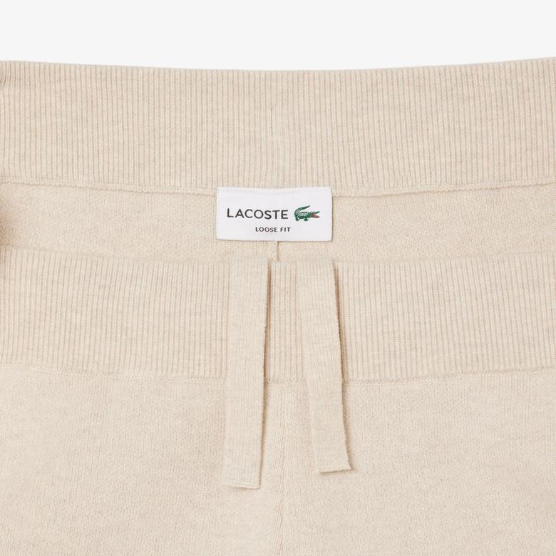 Erkek Loose Fit Bej Eşofman Altı