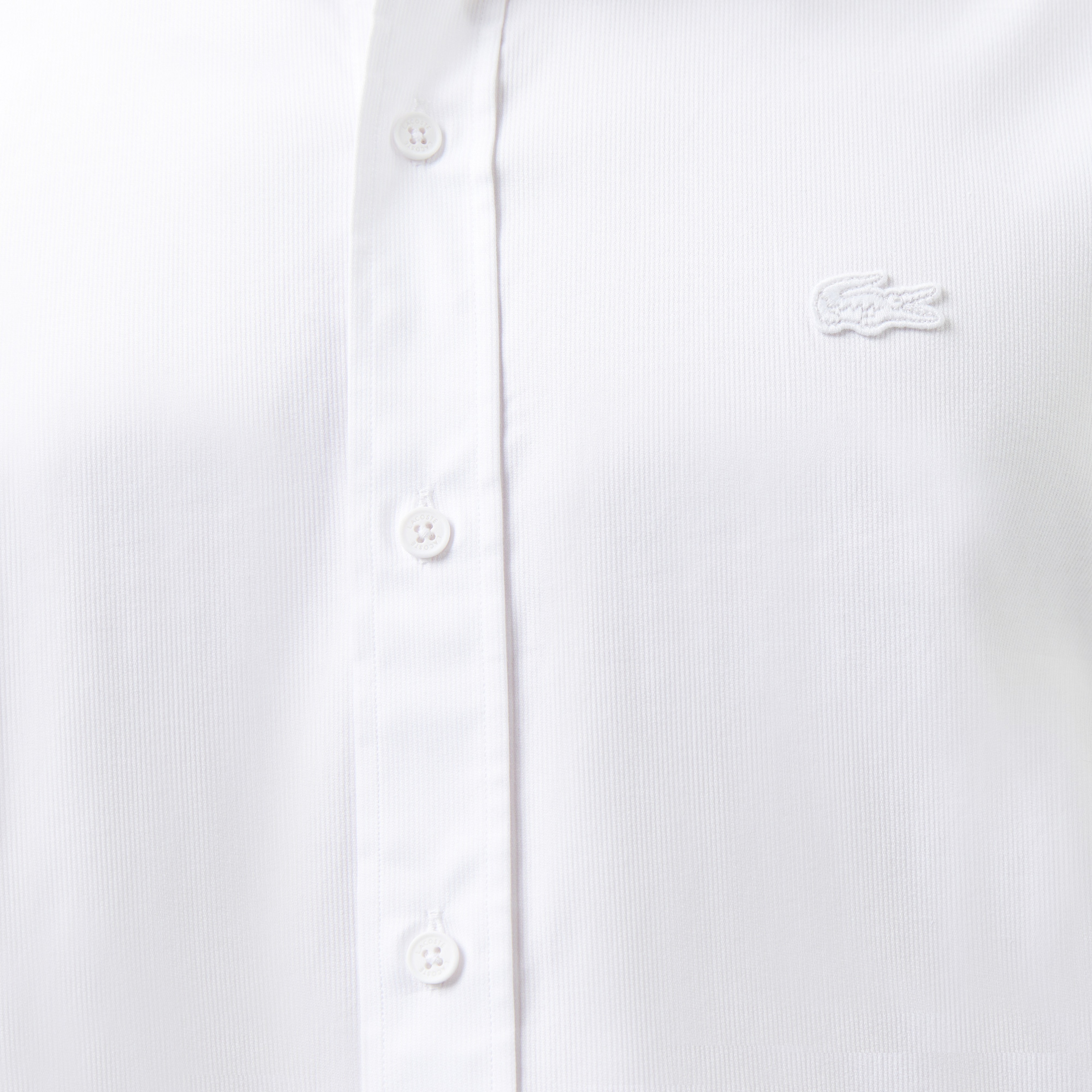 Erkek Slim Fit Beyaz Gömlek